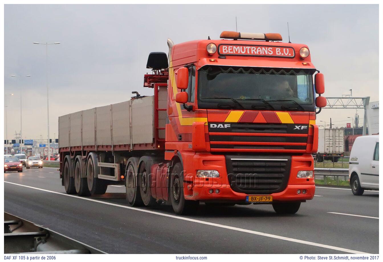 DAF XF 105 à partir de 2006 Photo novembre 2017