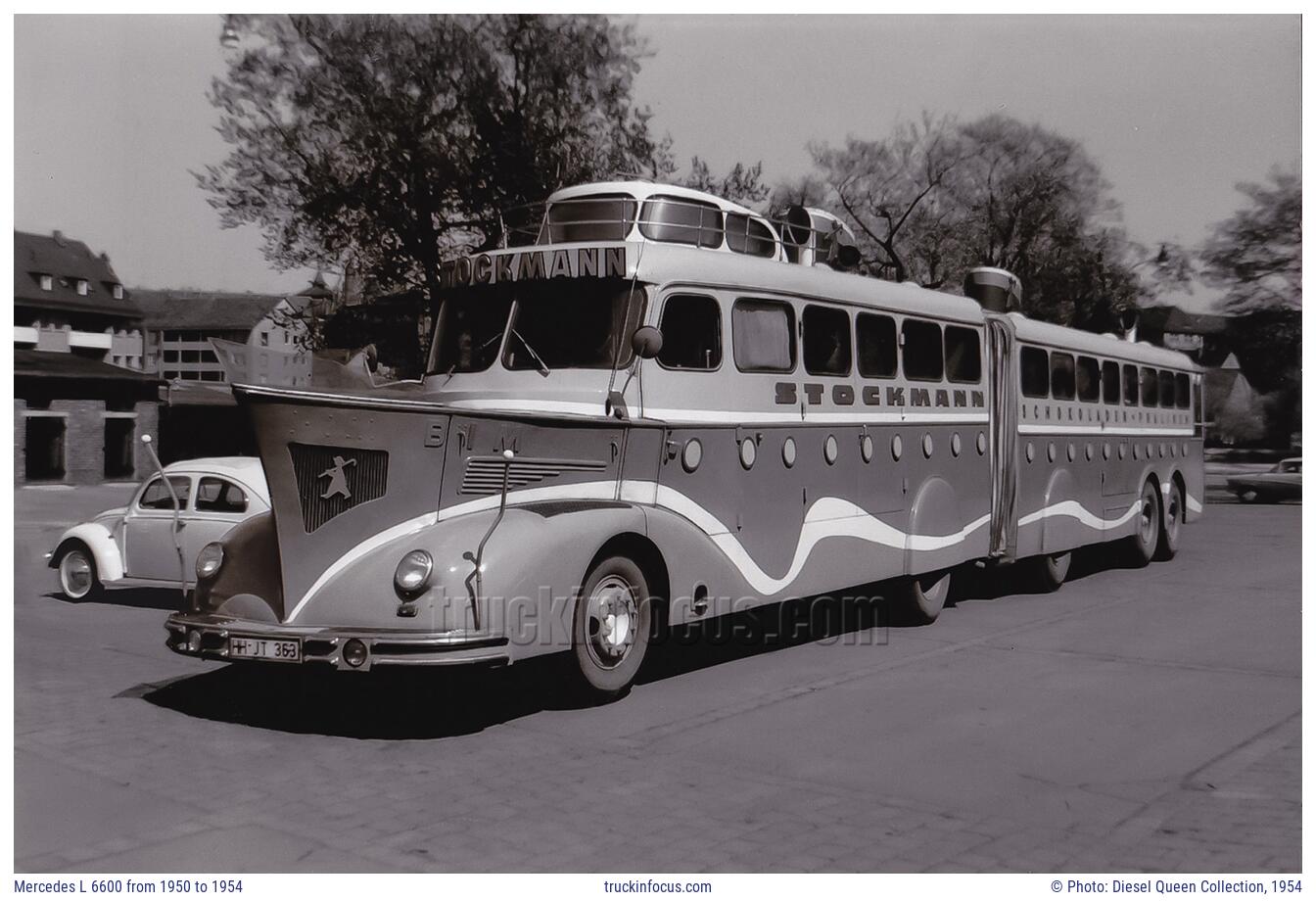 Mercedes L 6600 from 1950 to 1954 Photo 1954