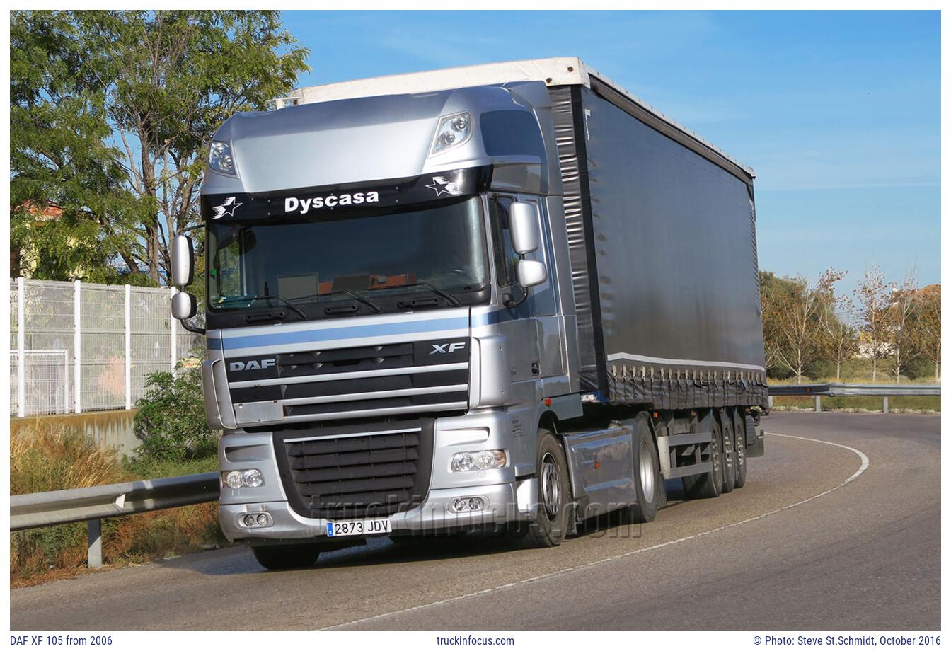 DAF XF 105 from 2006 Photo October 2016