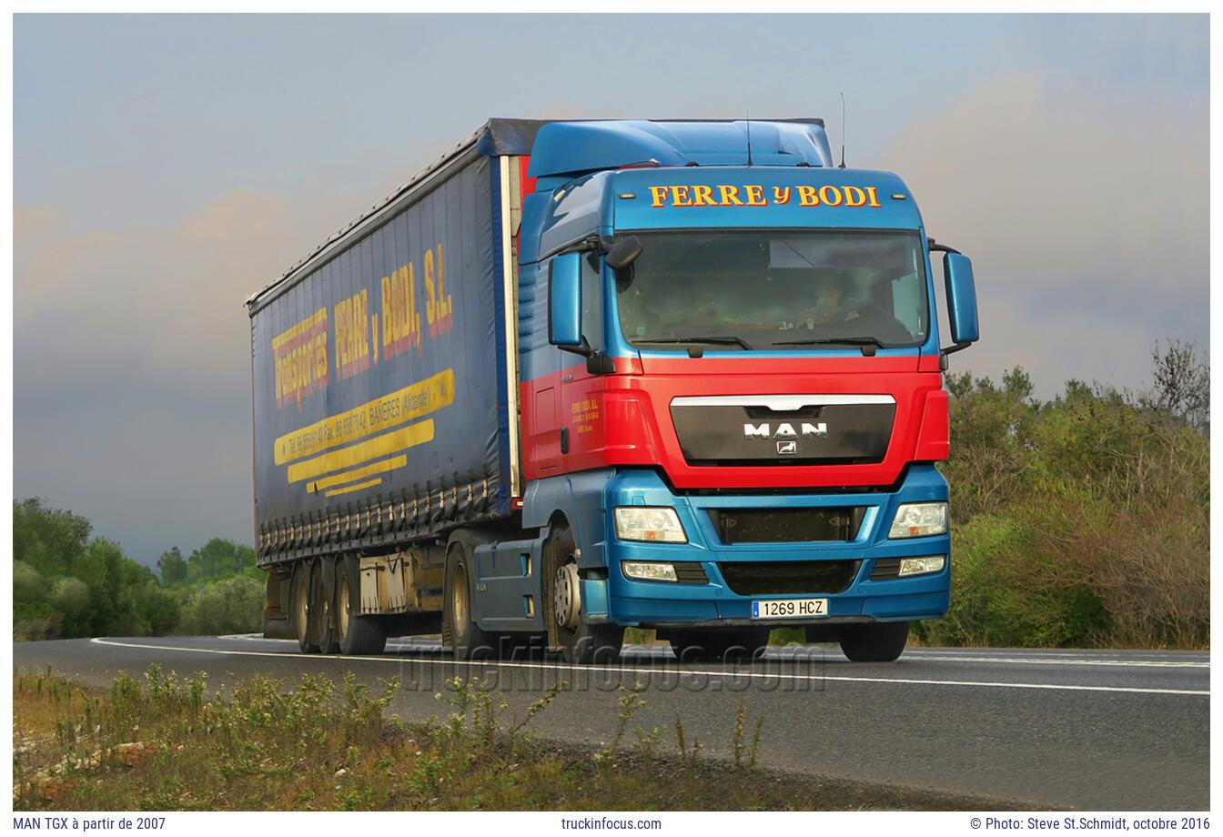 MAN TGX à partir de 2007 Photo octobre 2016