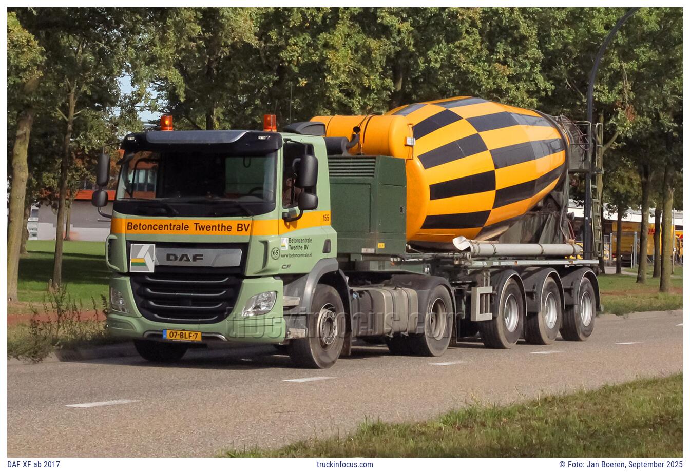 DAF XF ab 2017 Foto September 2025