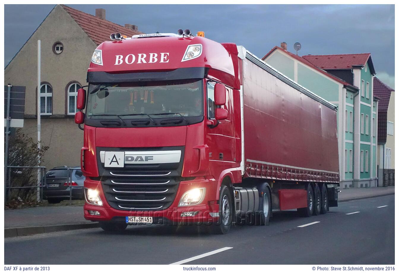 DAF XF à partir de 2013 Photo novembre 2016