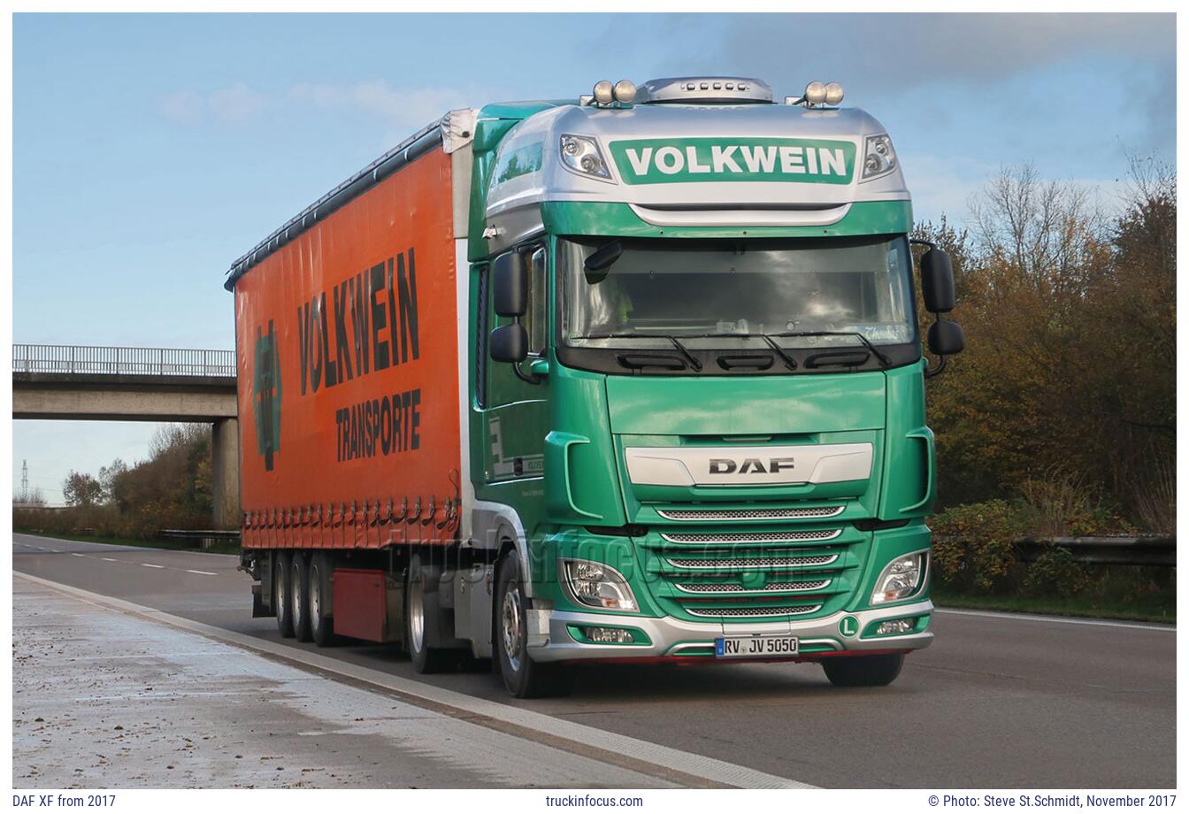 DAF XF from 2017 Photo November 2017