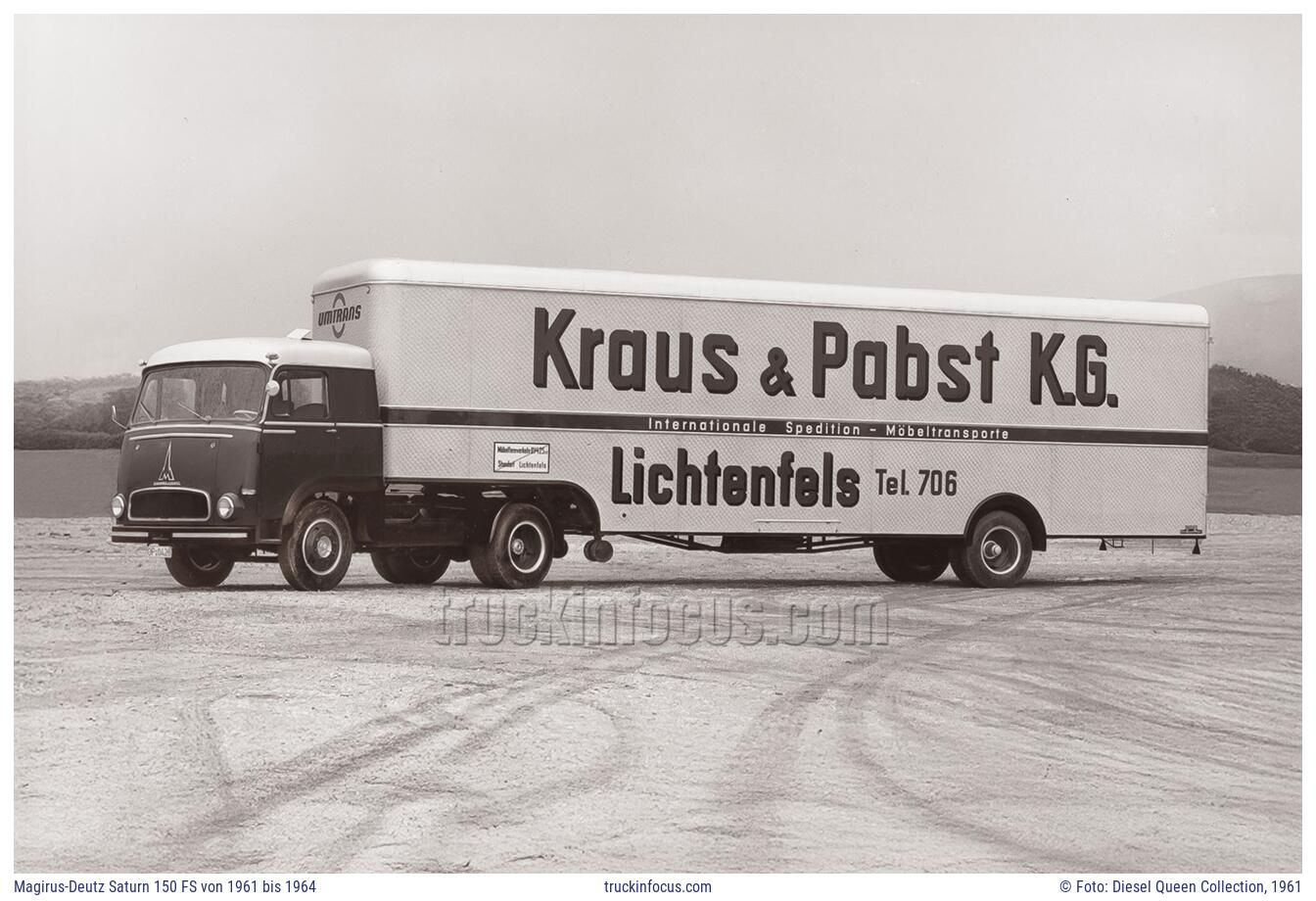Magirus-Deutz Saturn 150 FS von 1961 bis 1964 Foto 1961