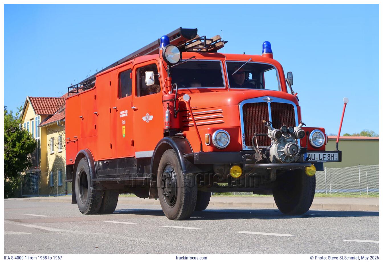 IFA S 4000-1 from 1958 to 1967 Photo May 2026