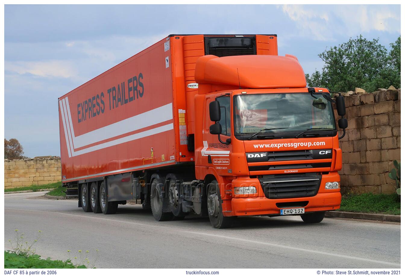 DAF CF 85 à partir de 2006 Photo novembre 2021