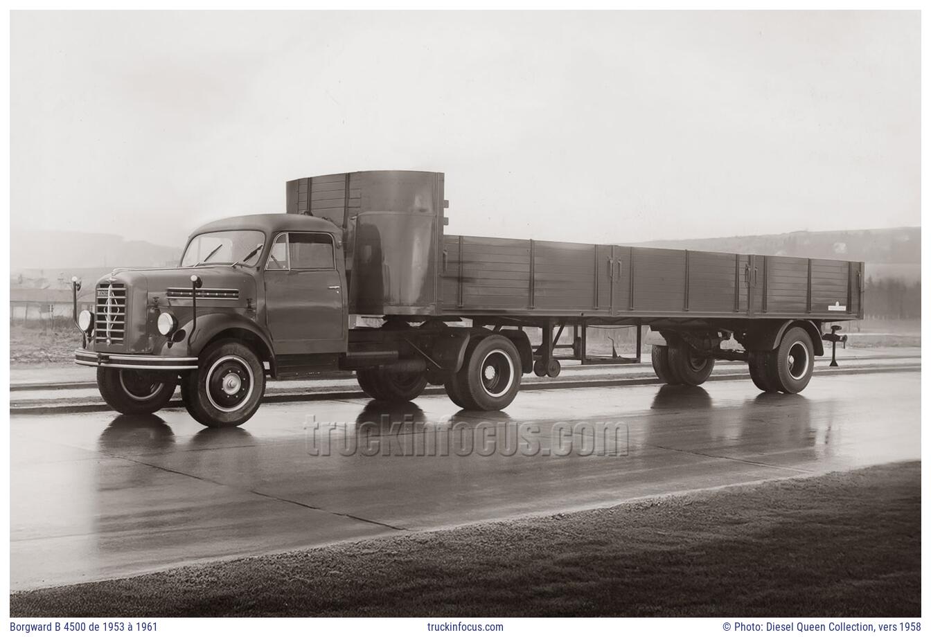 Borgward B 4500 de 1953 à 1961 Photo vers 1958