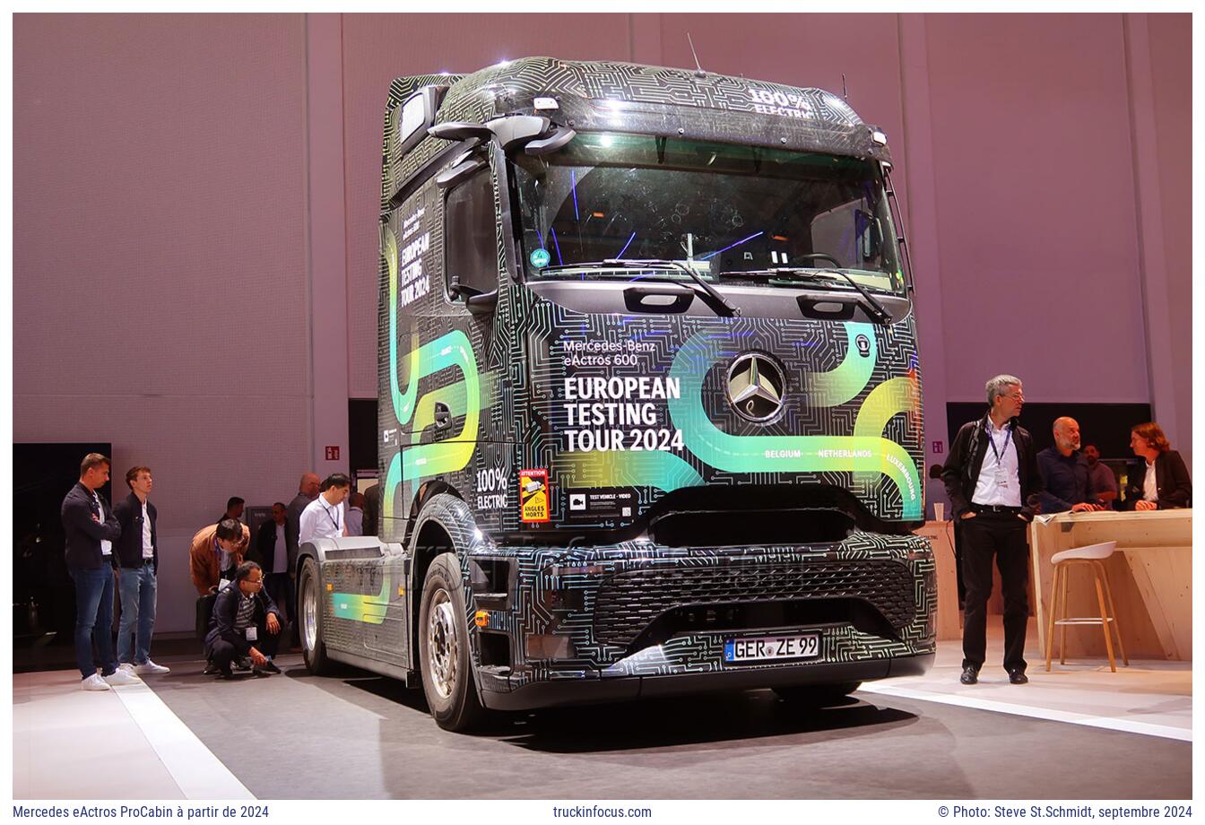 Mercedes eActros ProCabin à partir de 2024 Photo septembre 2024