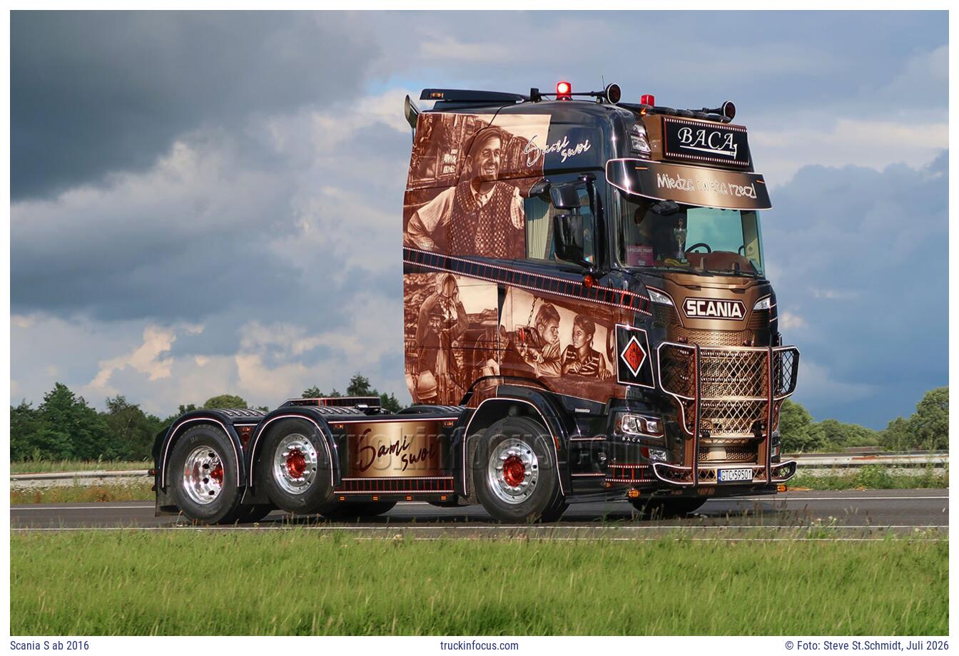 Scania S ab 2016 Foto Juli 2026