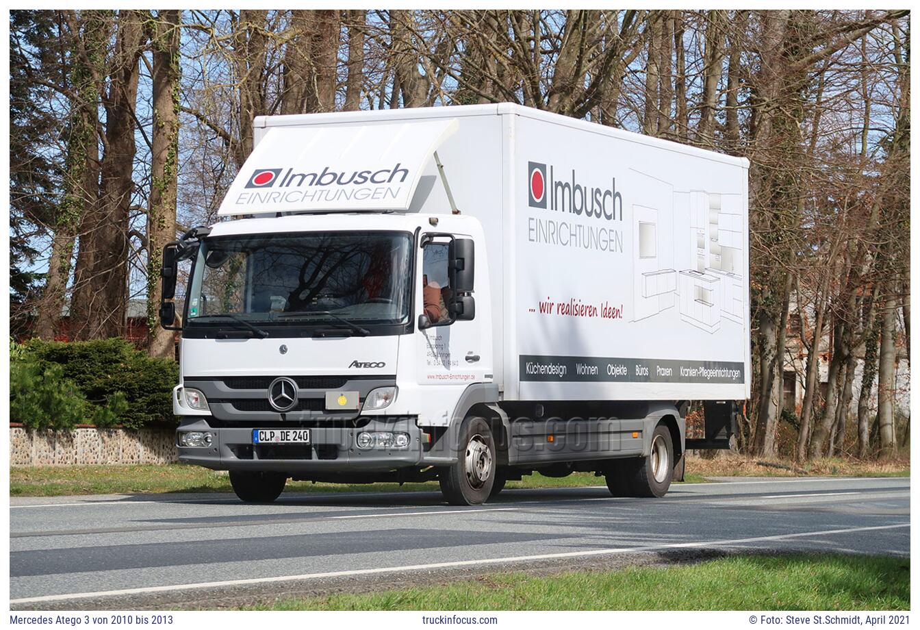 Mercedes Atego 3 von 2010 bis 2013 Foto April 2021