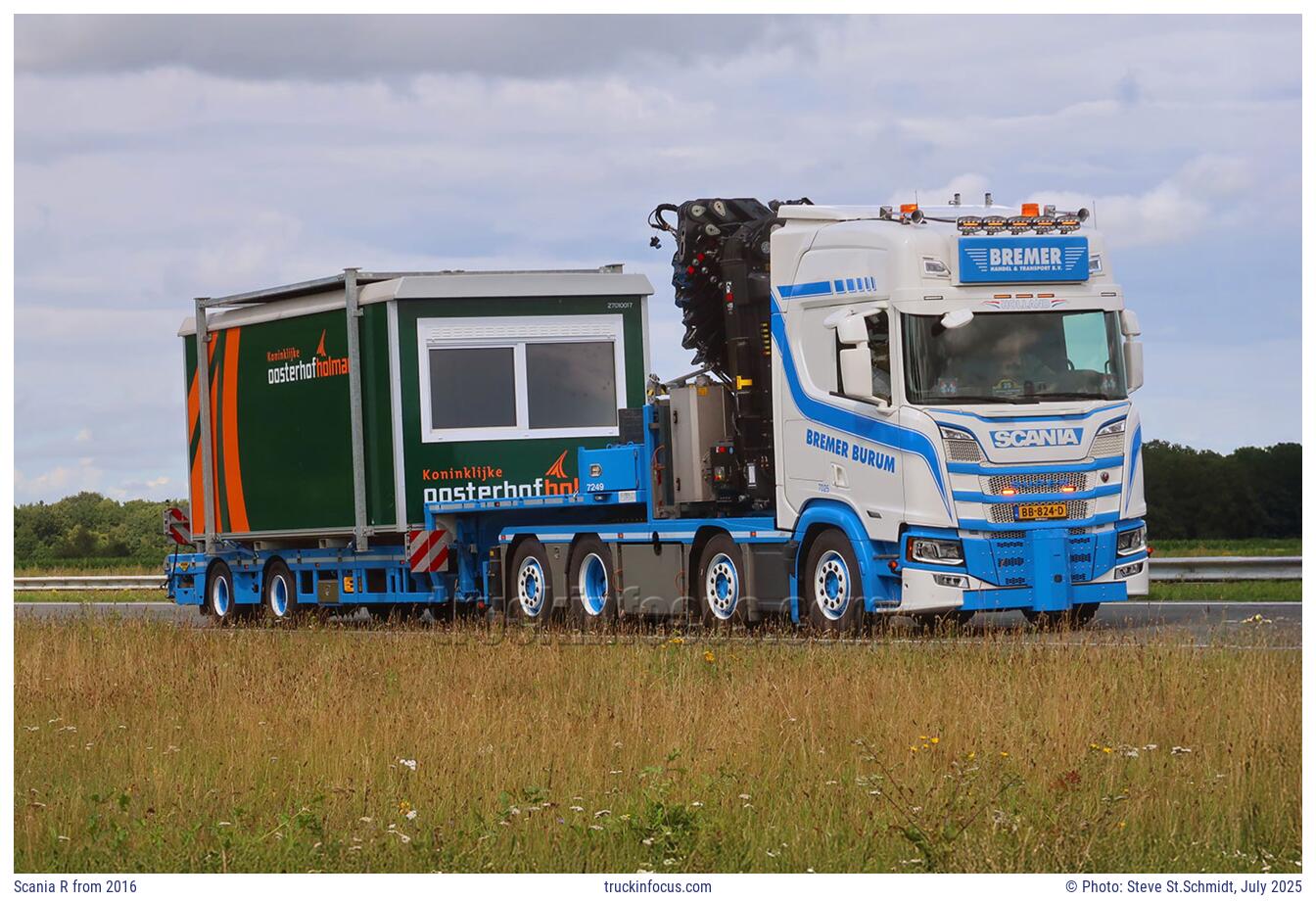 Scania R from 2016 Photo July 2025