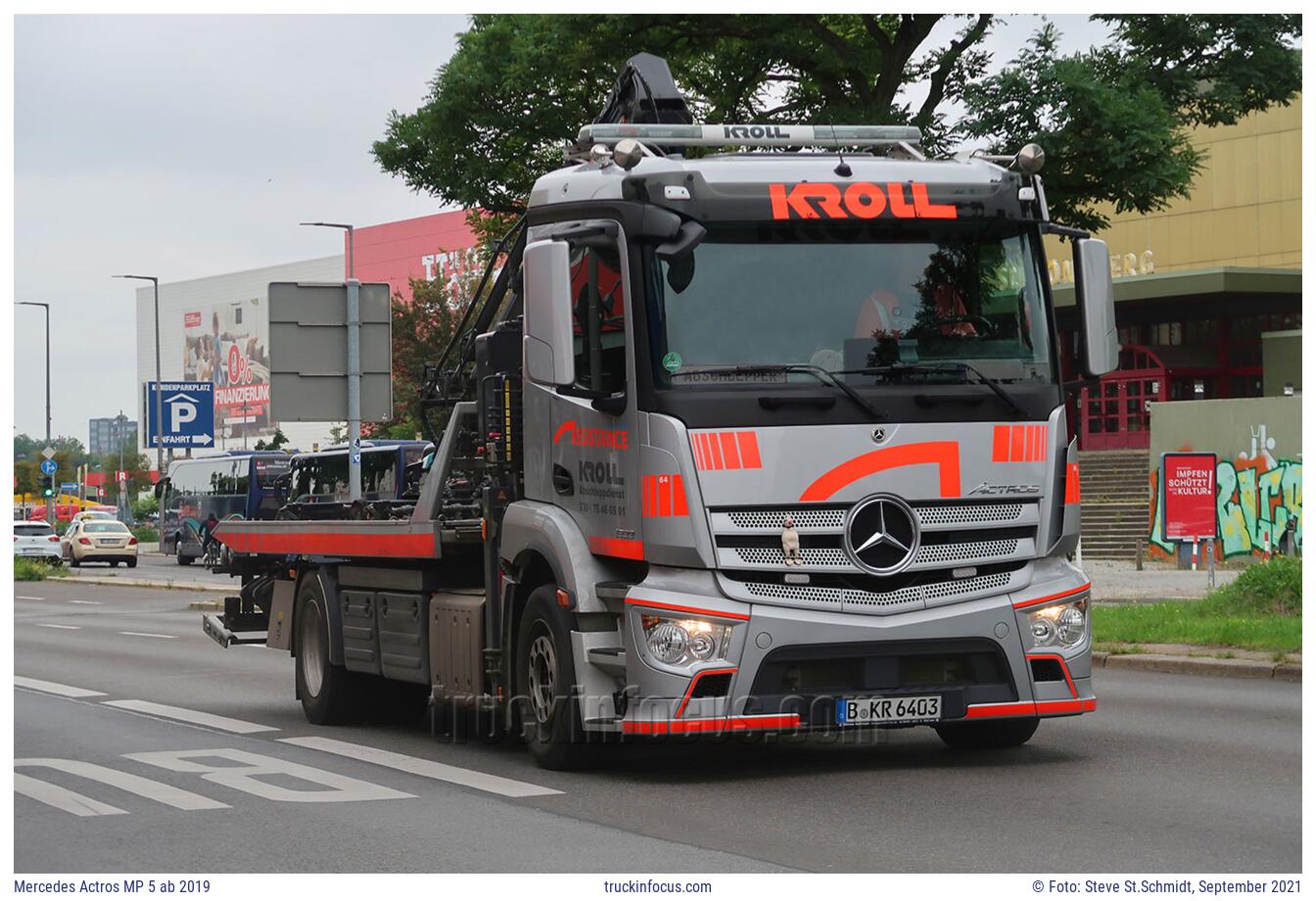 Mercedes Actros MP 5 ab 2019 Foto September 2021