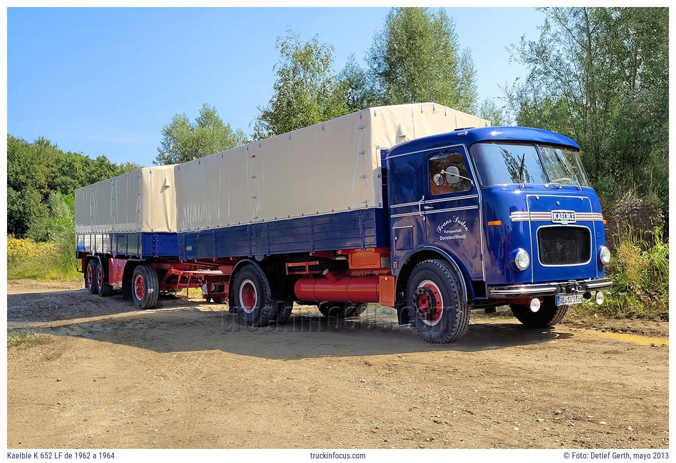 Kaelble K 652 LF de 1962 a 1964 Foto mayo 2013
