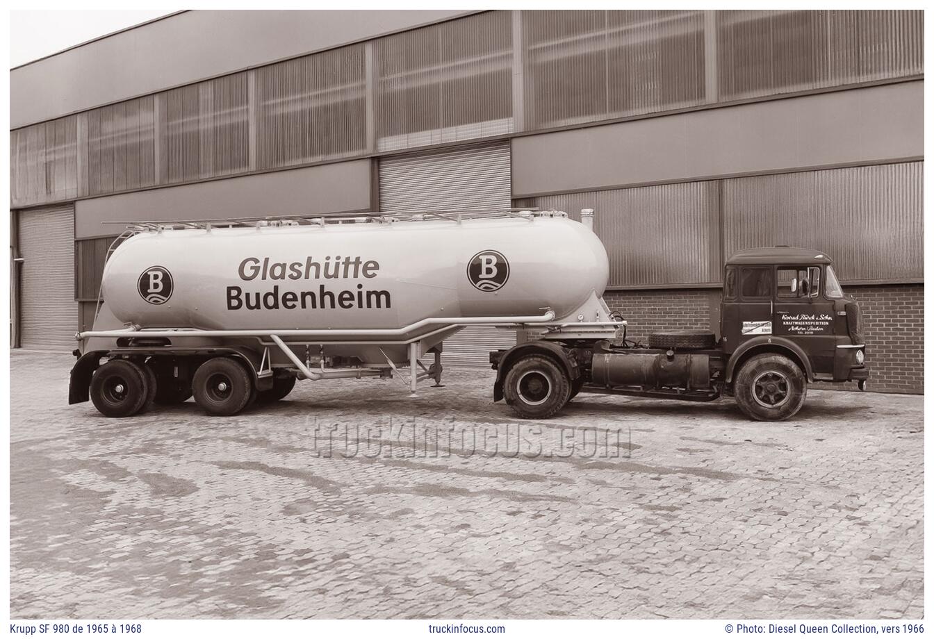 Krupp SF 980 de 1965 à 1968 Photo vers 1966