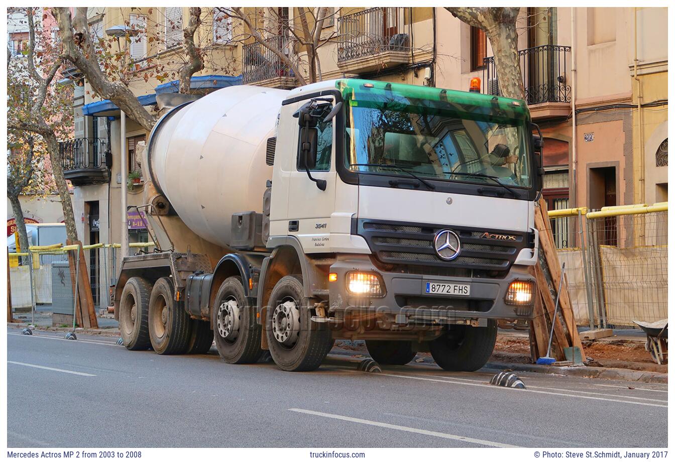 Mercedes Actros MP 2 from 2003 to 2008 Photo January 2017