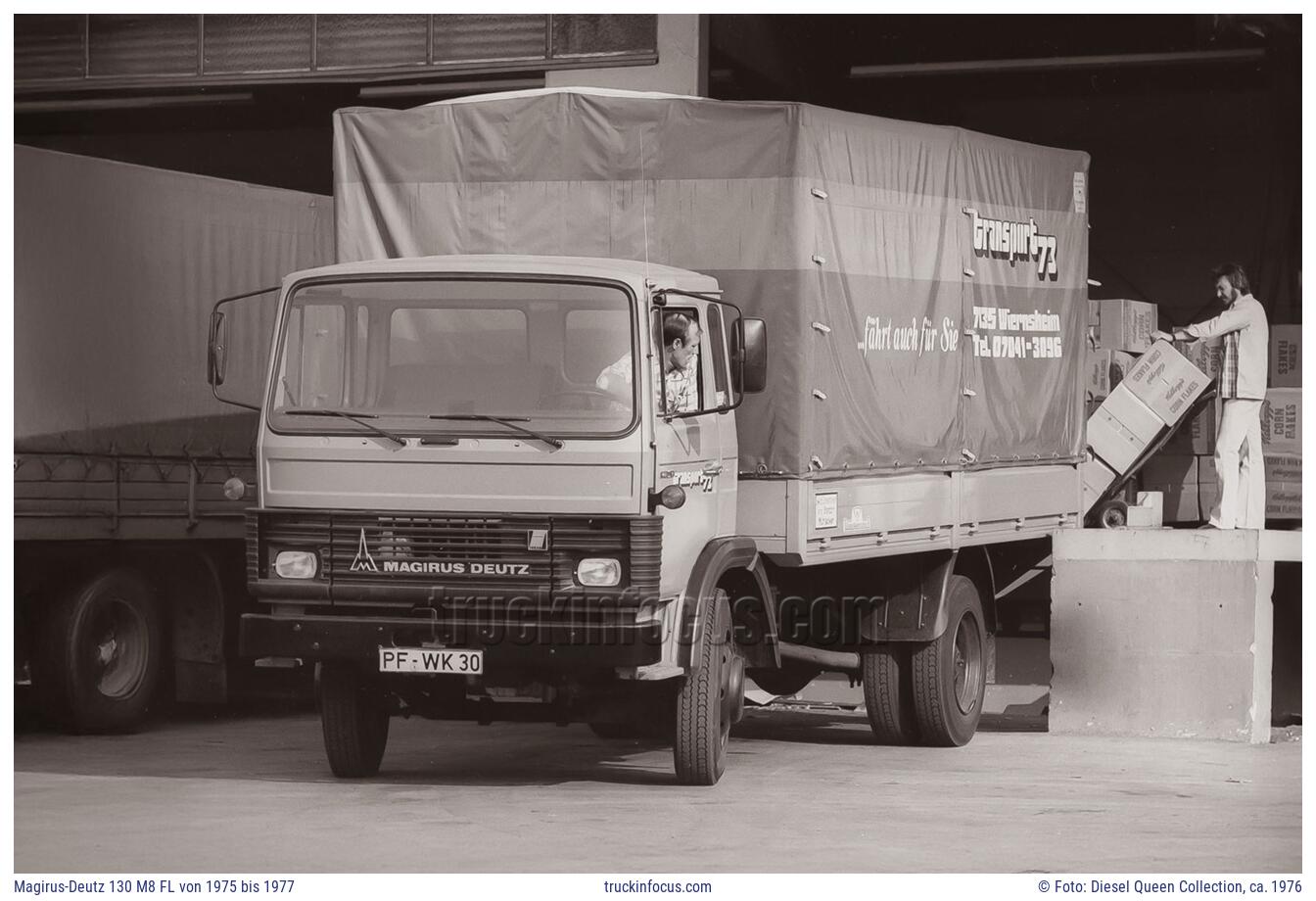 Magirus-Deutz 130 M8 FL von 1975 bis 1977 Foto ca. 1976