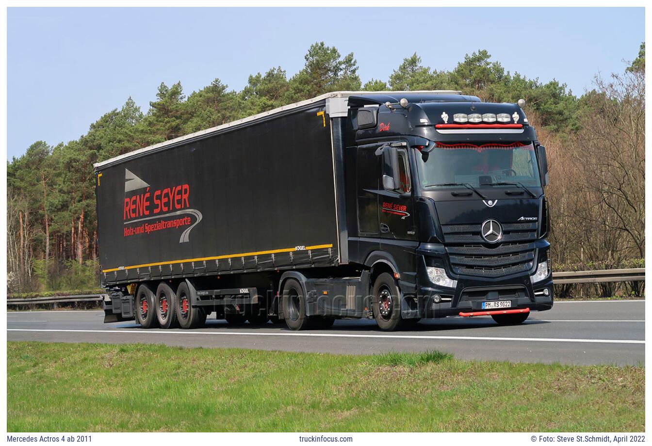 Mercedes Actros 4 ab 2011 Foto April 2022