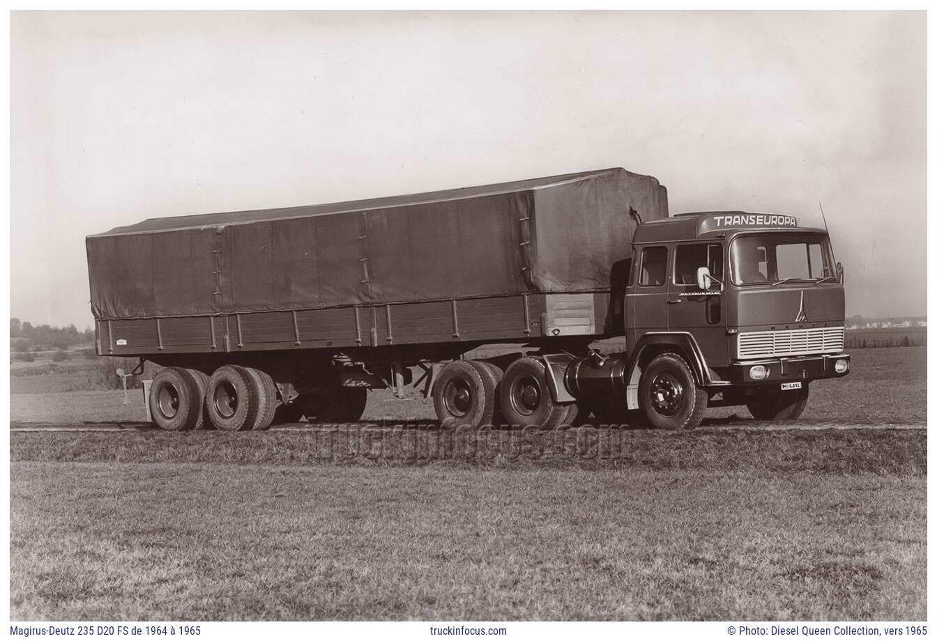 Magirus-Deutz 235 D20 FS de 1964 à 1965 Photo vers 1965