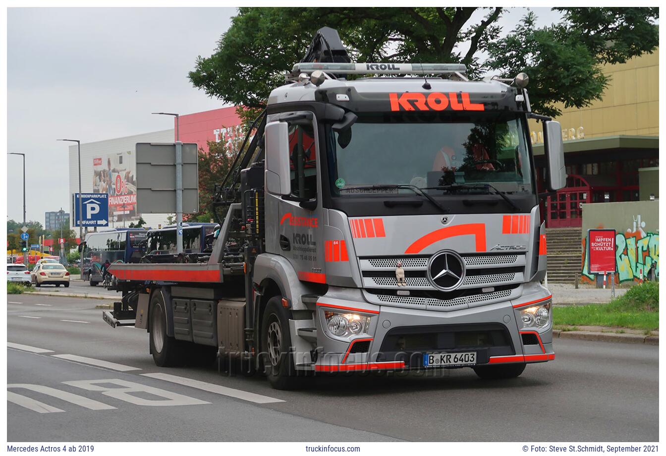 Mercedes Actros 4 ab 2019 Foto September 2021