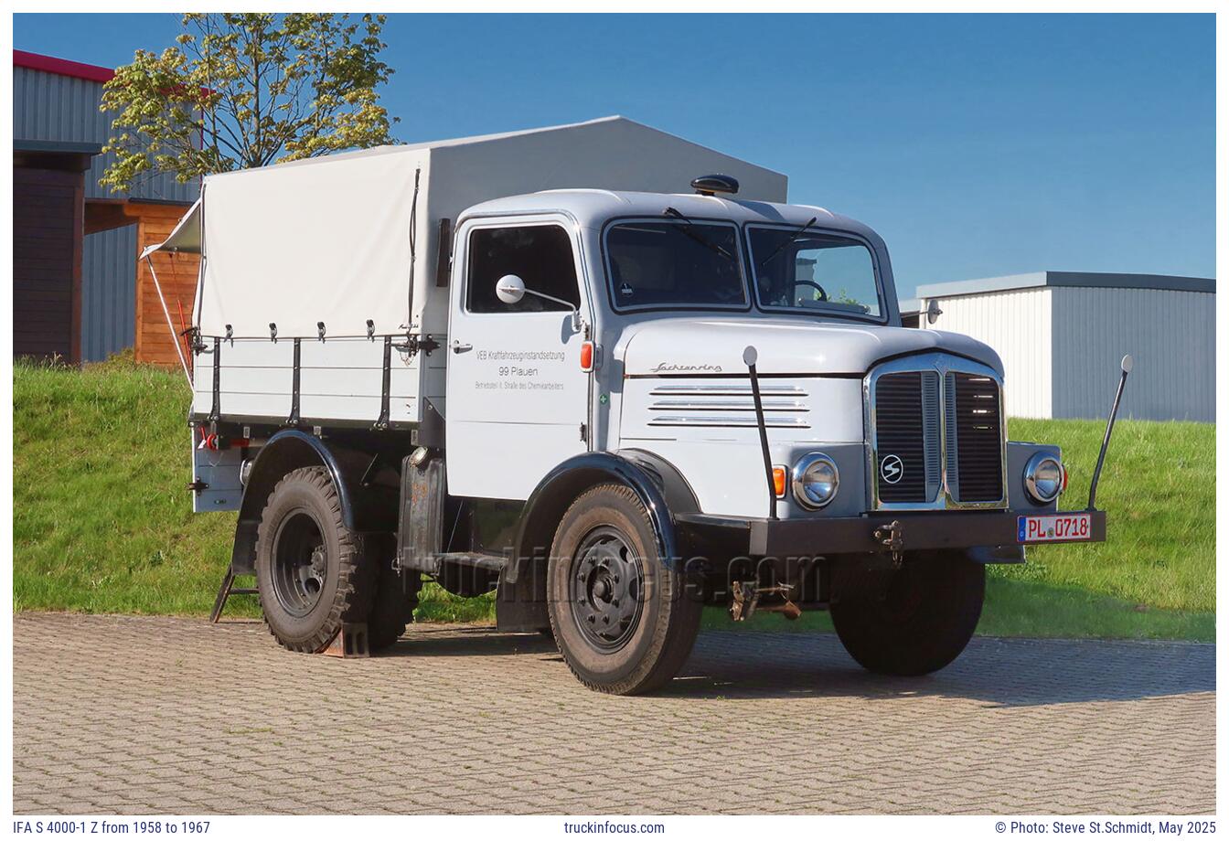 IFA S 4000-1 Z from 1958 to 1967 Photo May 2025