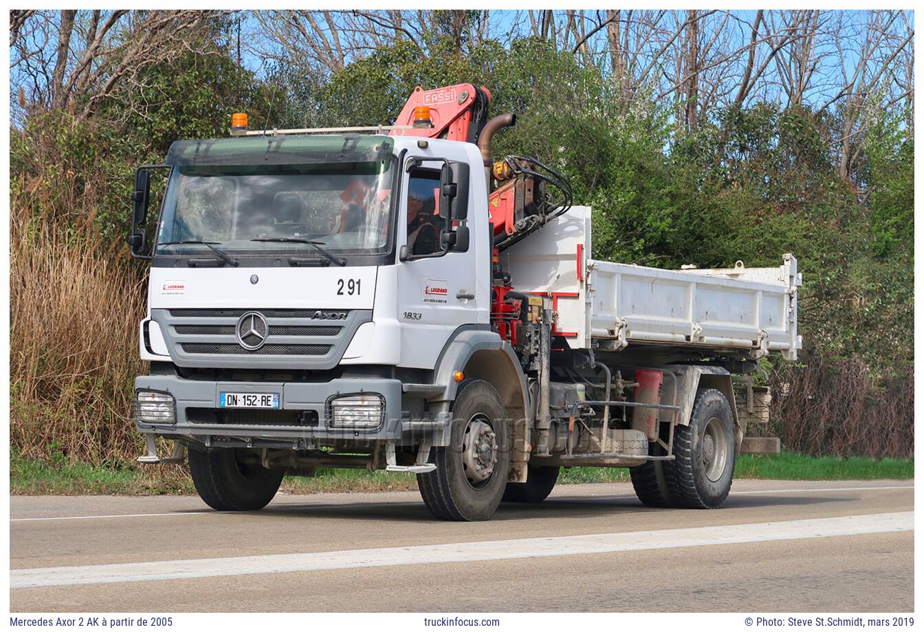 Mercedes Axor 2 AK à partir de 2005 Photo mars 2019