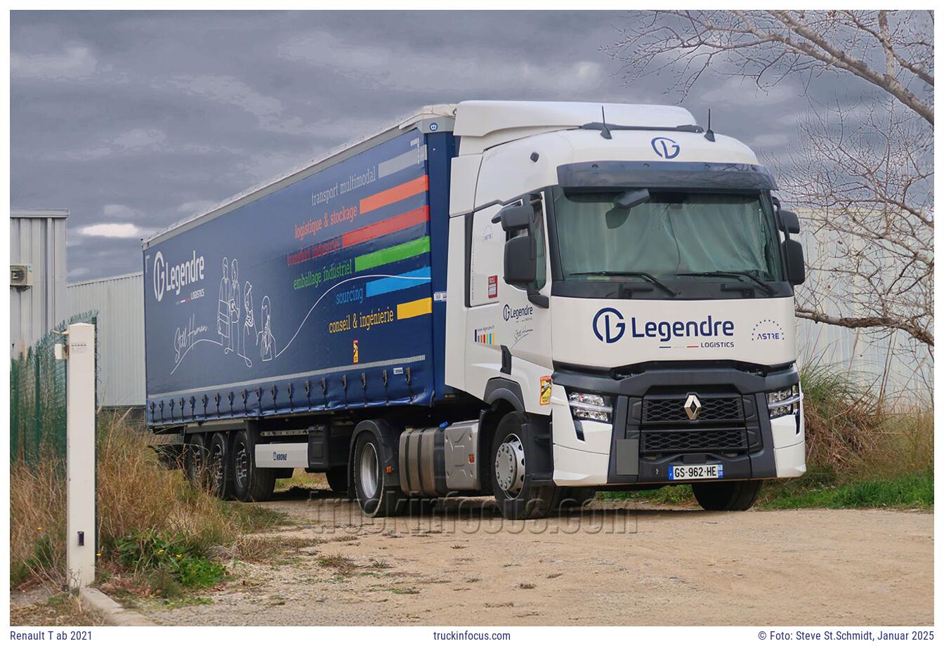 Renault T ab 2021 Foto Januar 2025