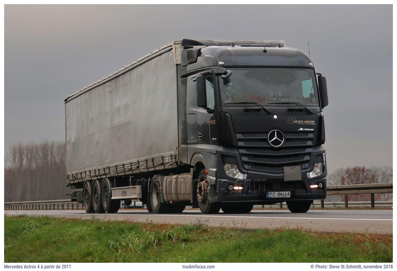 Mercedes Actros 4 à partir de 2011 Photo novembre 2018