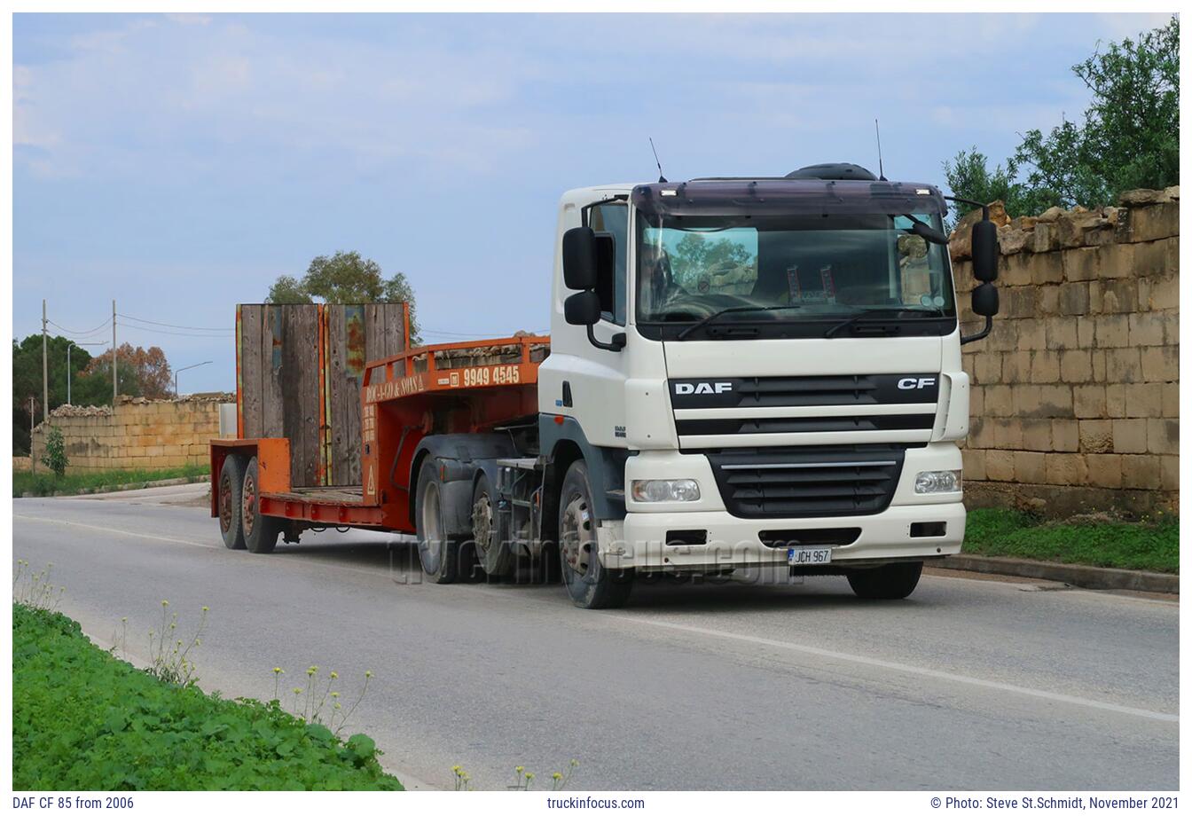 DAF CF 85 from 2006 Photo November 2021