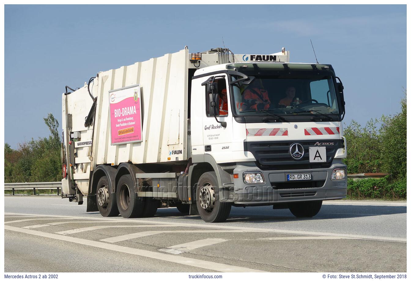 Mercedes Actros 2 ab 2002 Foto September 2018
