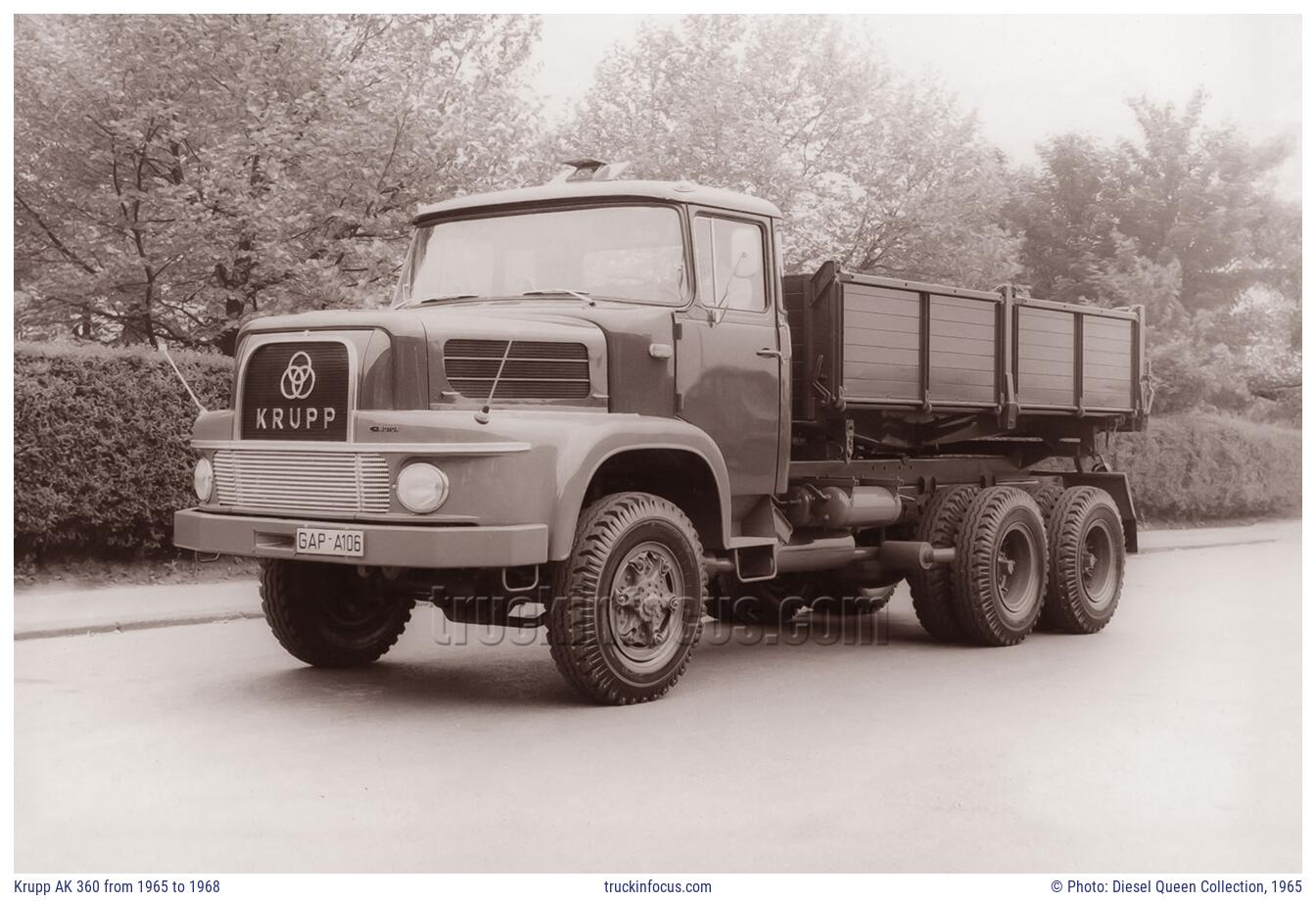 Krupp AK 360 from 1965 to 1968 Photo 1965