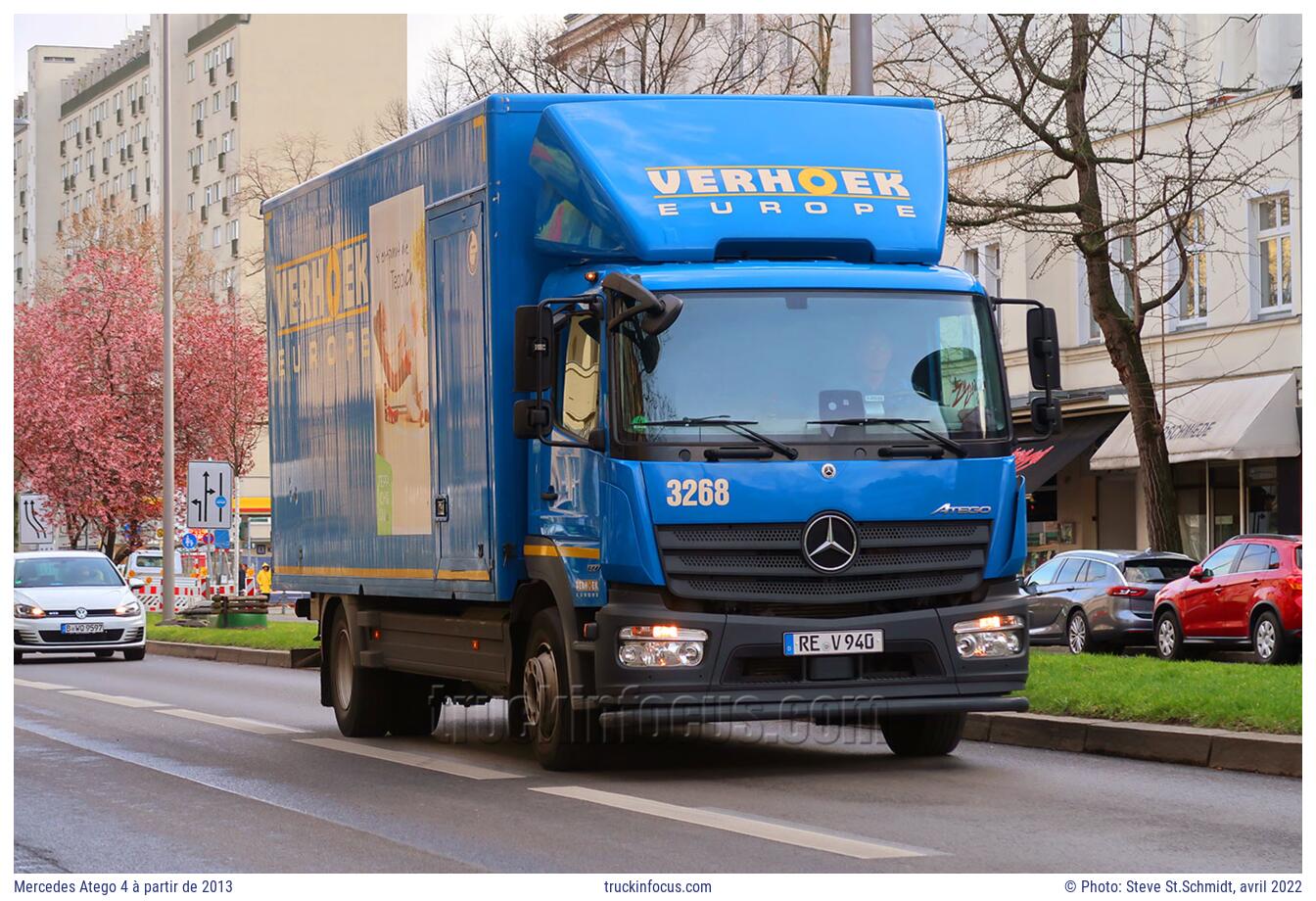 Mercedes Atego 4 à partir de 2013 Photo avril 2022