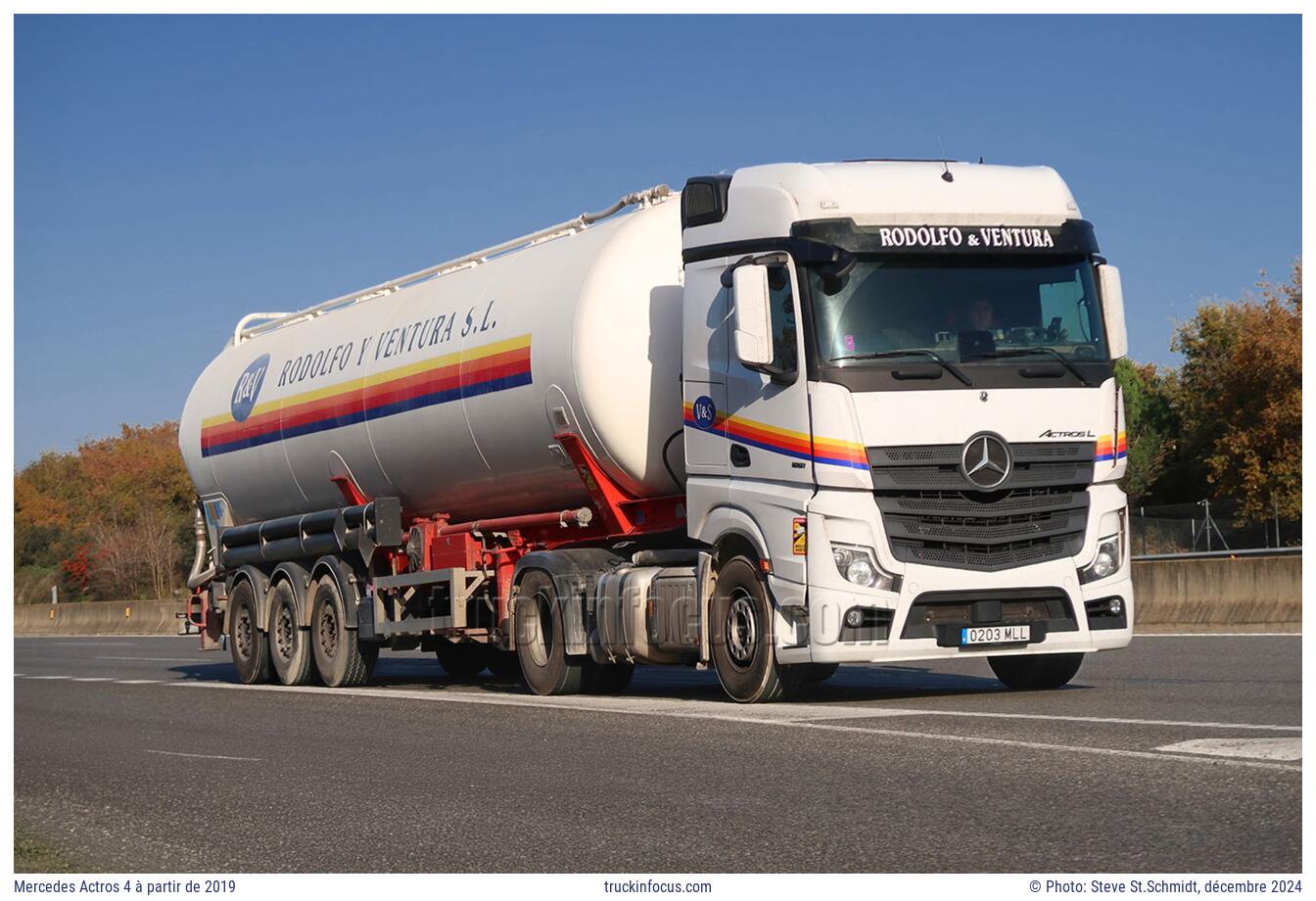 Mercedes Actros 4 à partir de 2019 Photo décembre 2024