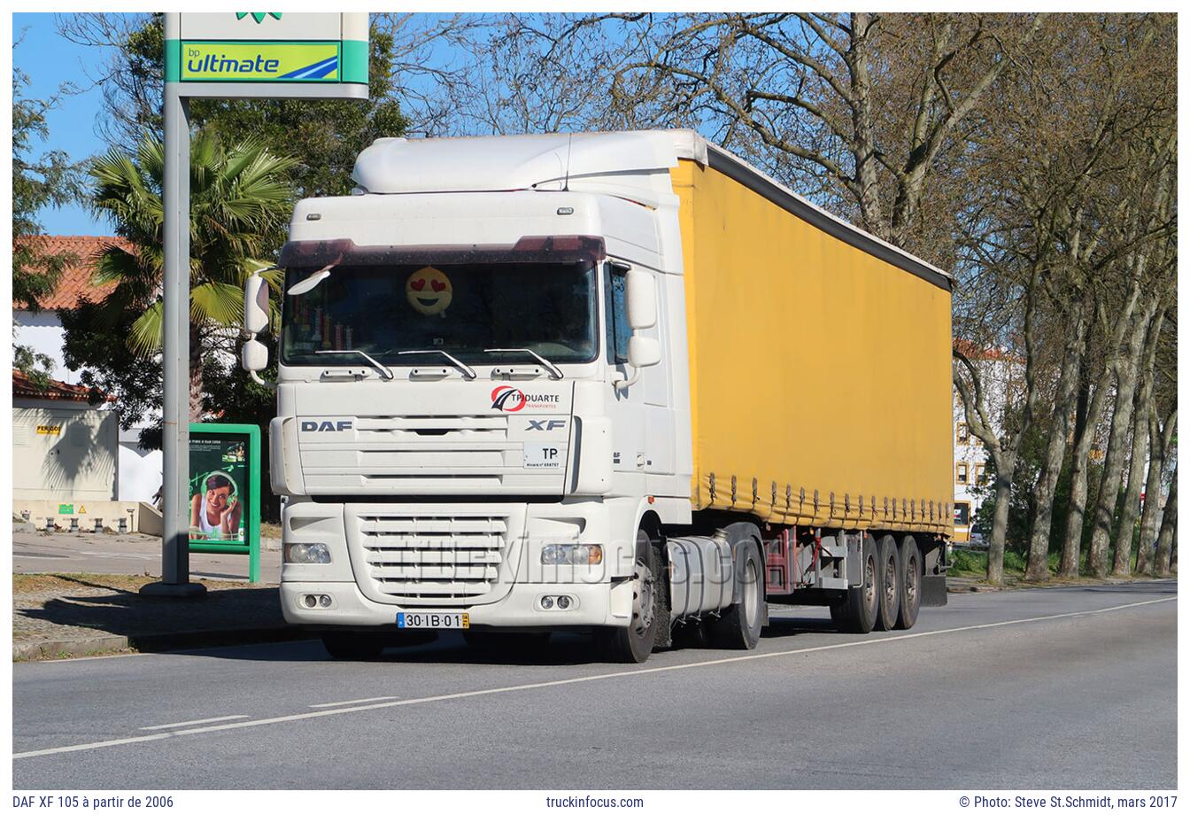 DAF XF 105 à partir de 2006 Photo mars 2017