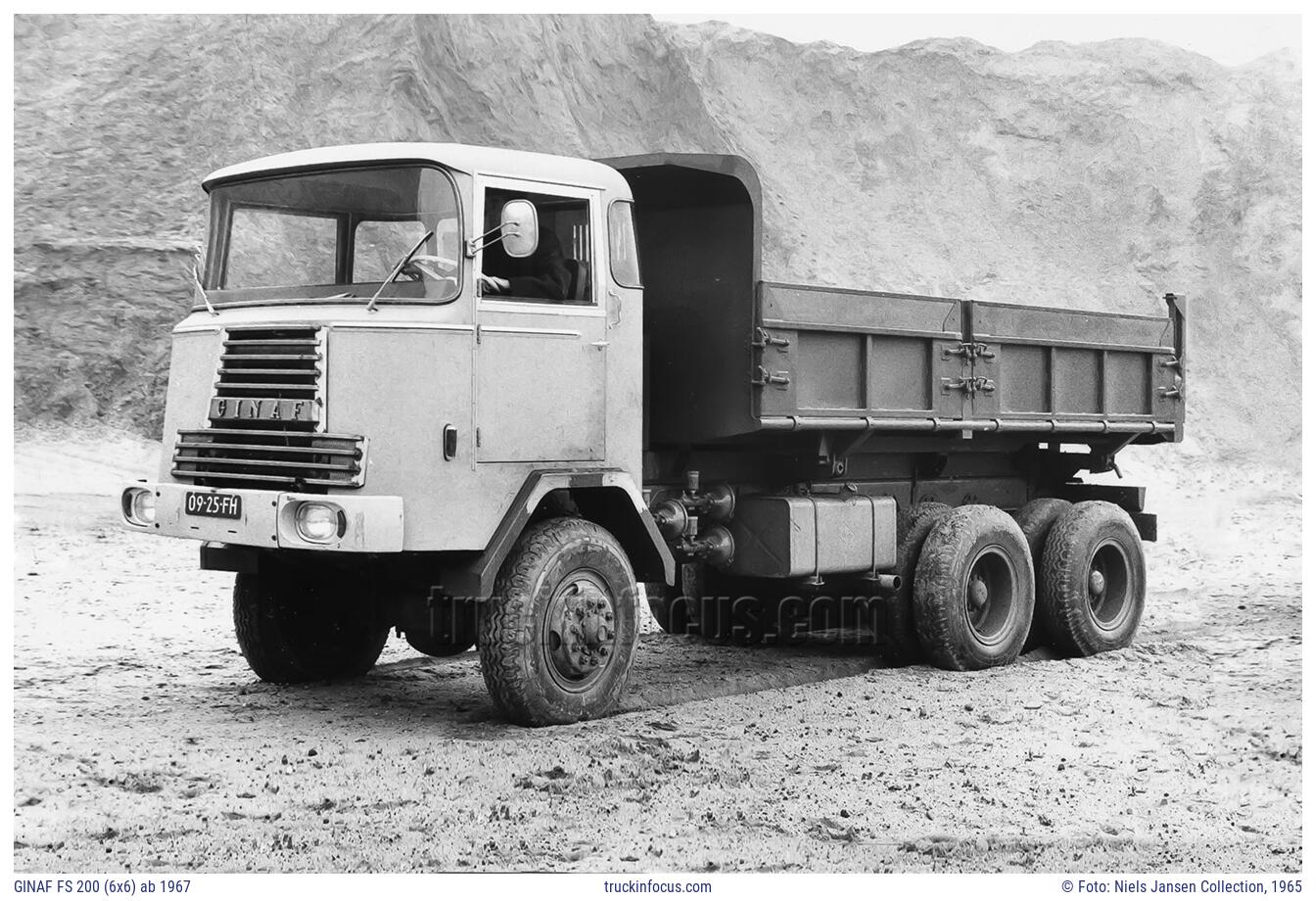 GINAF FS 200 (6x6) ab 1967 Foto 1965