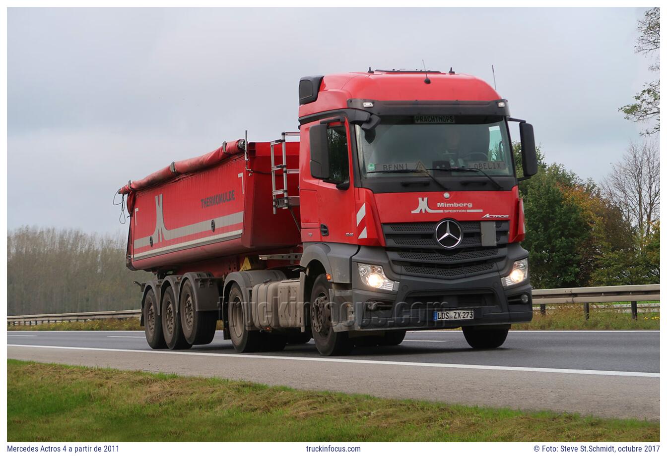 Mercedes Actros 4 a partir de 2011 Foto octubre 2017