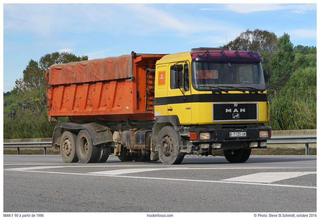 MAN F 90 à partir de 1986 Photo octobre 2016