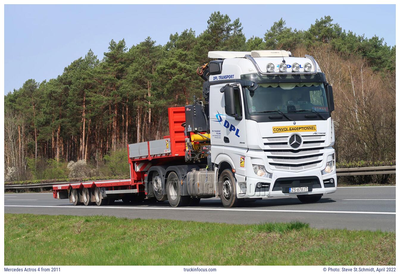 Mercedes Actros 4 from 2011 Photo April 2022