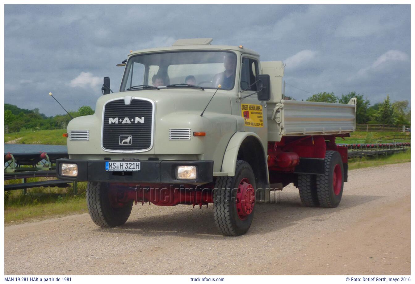 MAN 19.281 HAK a partir de 1981 Foto mayo 2016