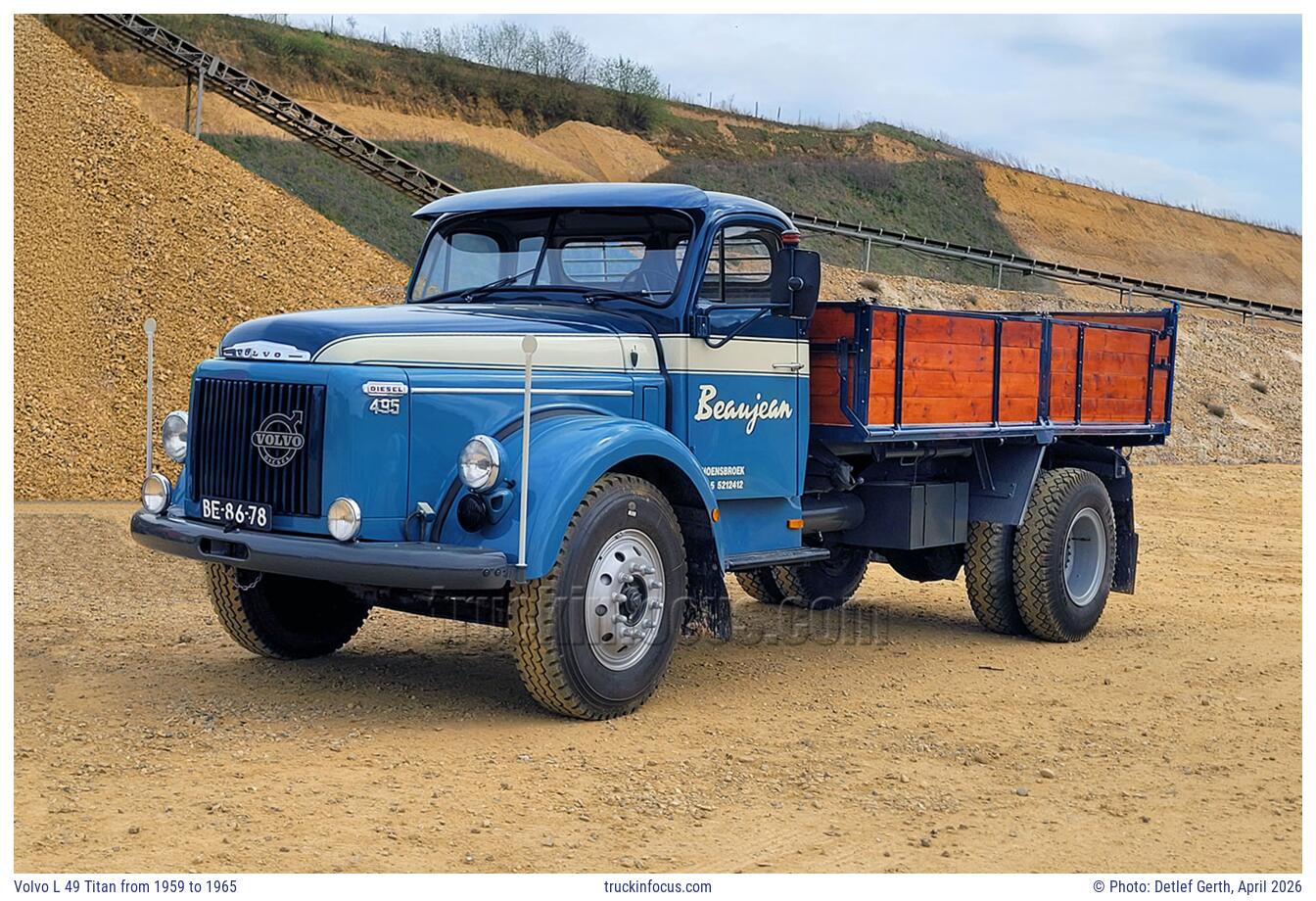 Volvo L 49 Titan from 1959 to 1965 Photo April 2026