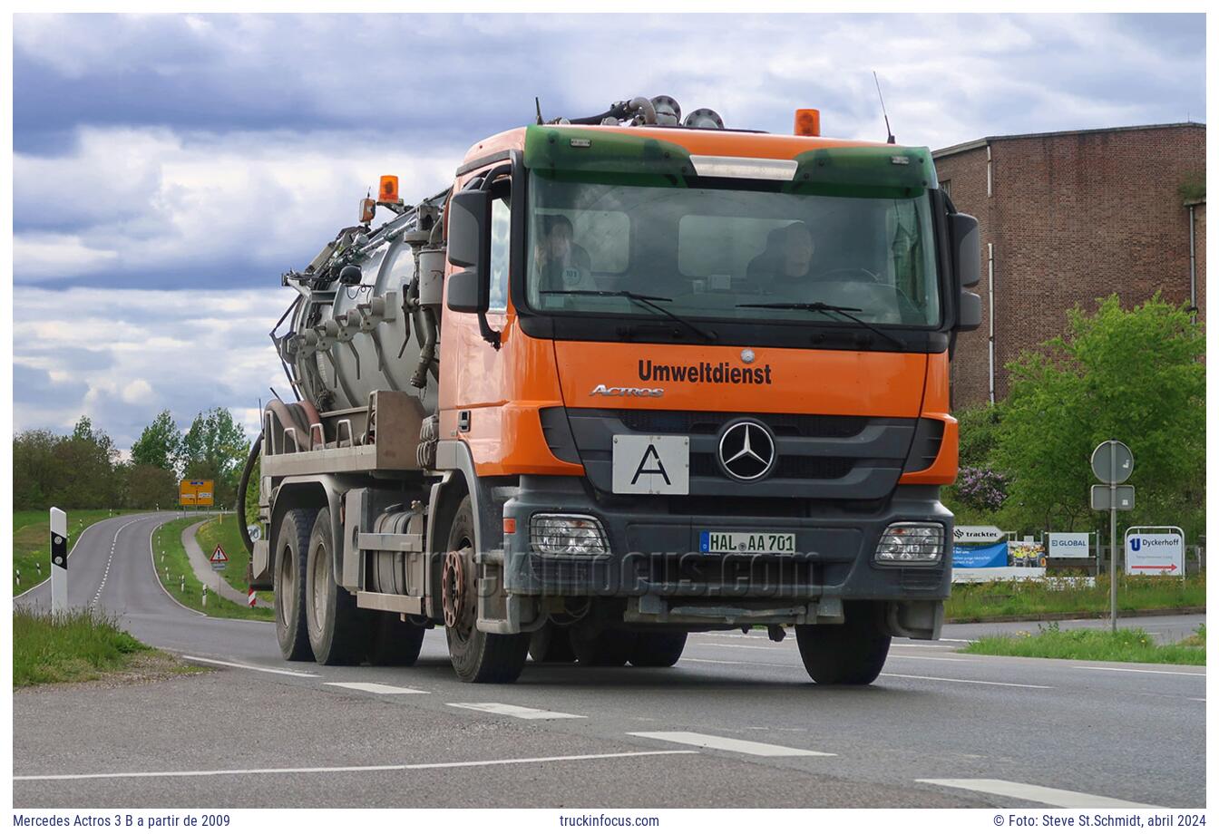 Mercedes Actros 3 B a partir de 2009 Foto abril 2024