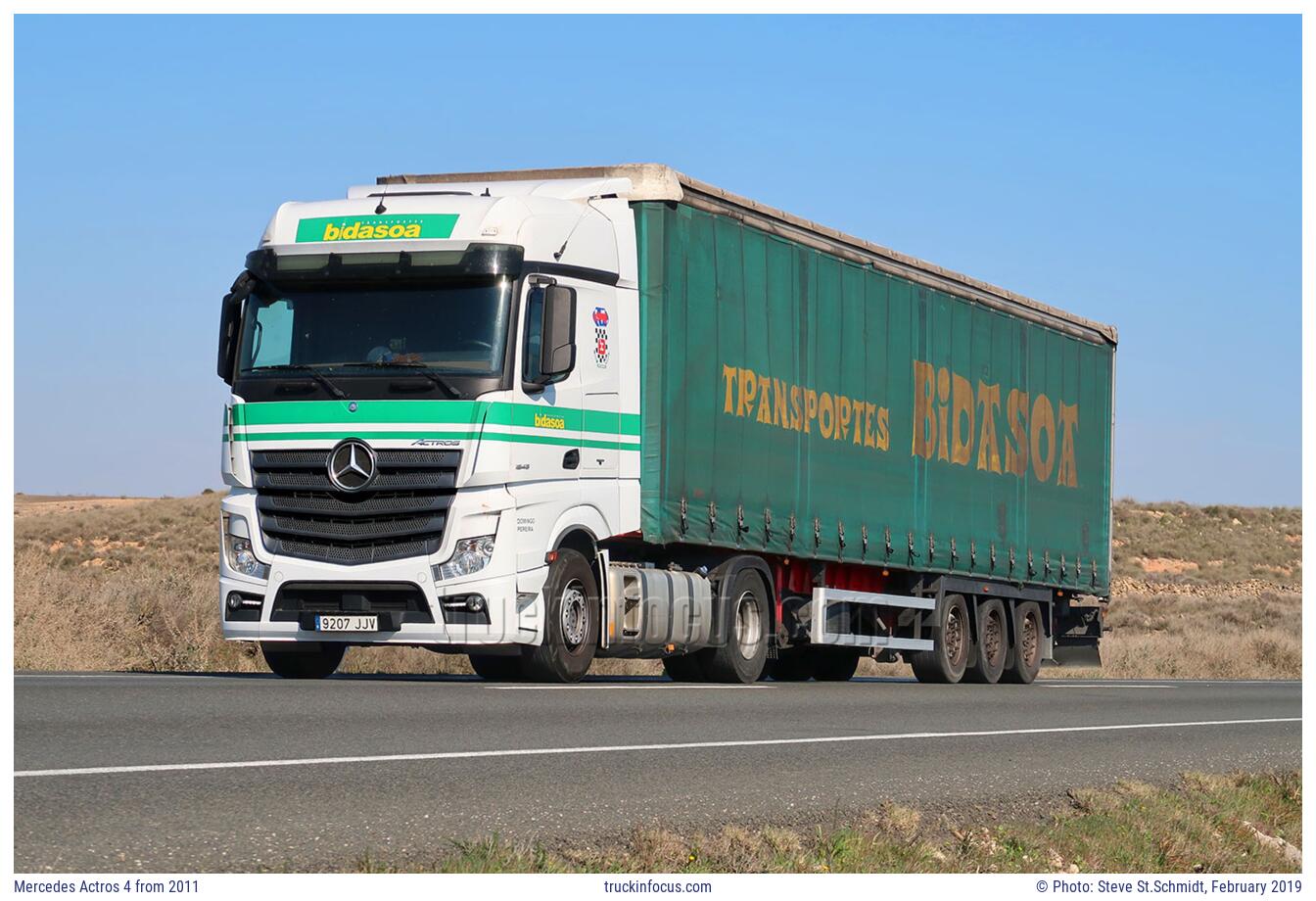 Mercedes Actros 4 from 2011 Photo February 2019