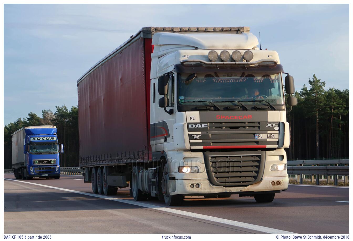 DAF XF 105 à partir de 2006 Photo décembre 2016