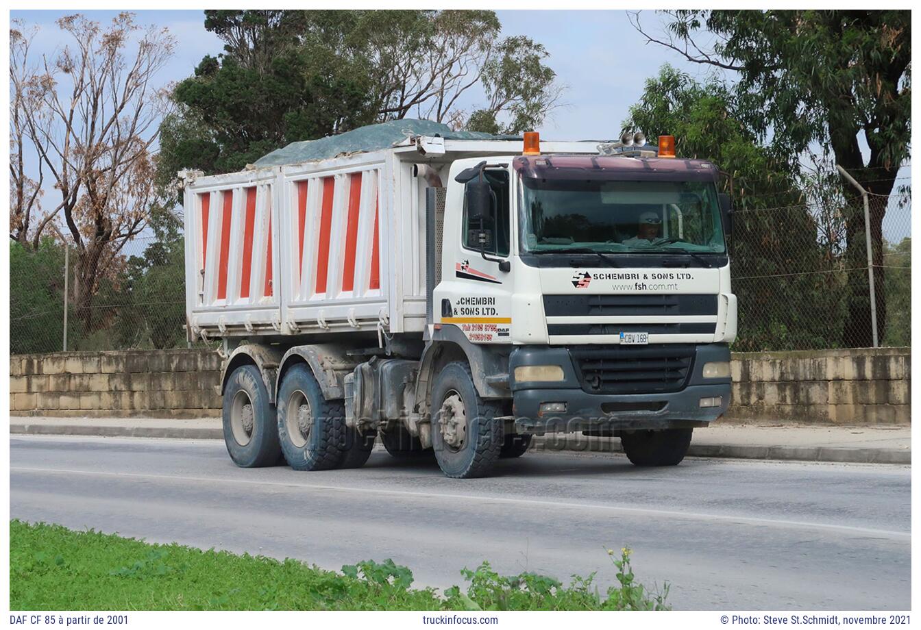 DAF CF 85 à partir de 2001 Photo novembre 2021