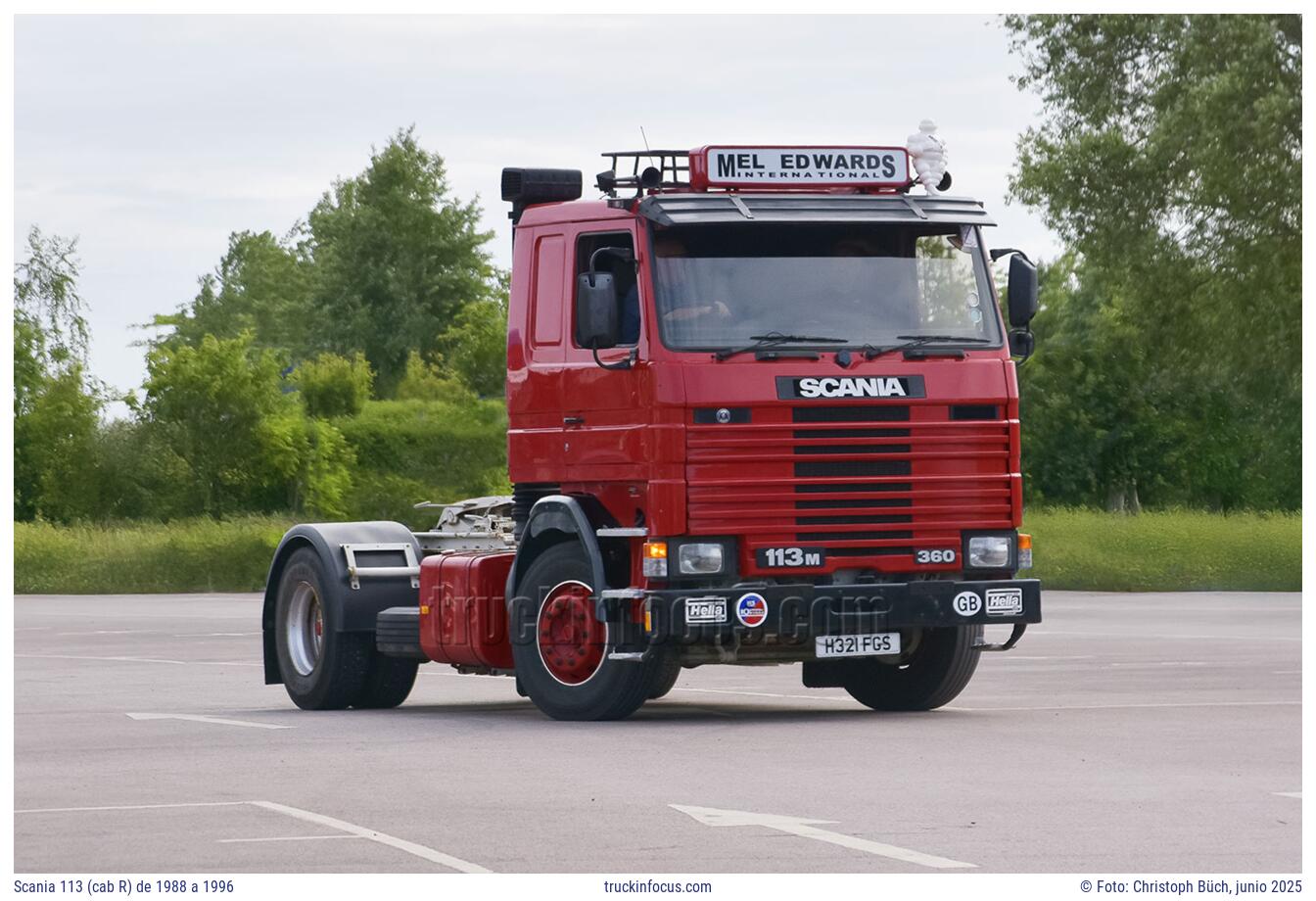 Scania 113 (cab R) de 1988 a 1996 Foto junio 2025