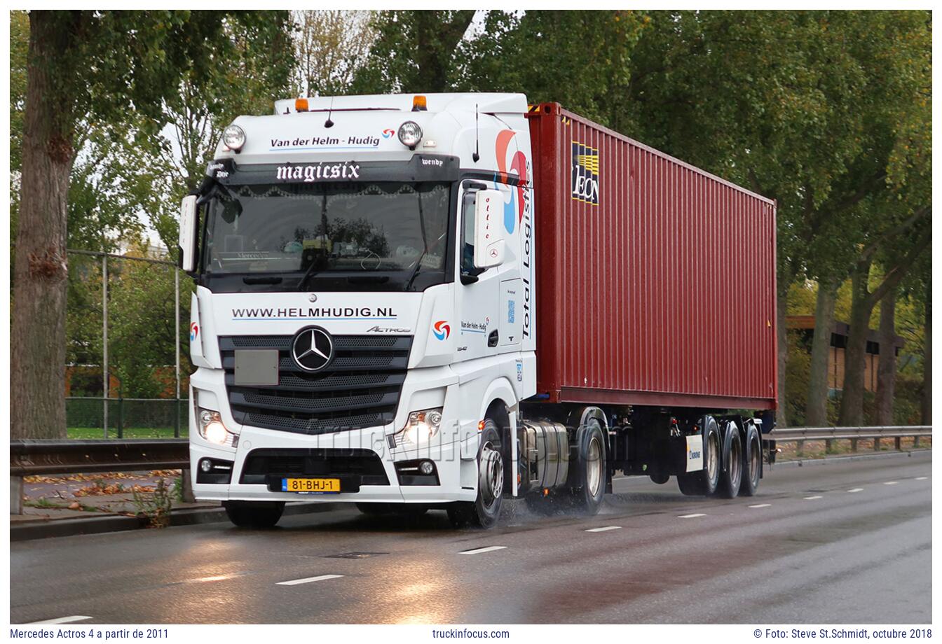 Mercedes Actros 4 a partir de 2011 Foto octubre 2018