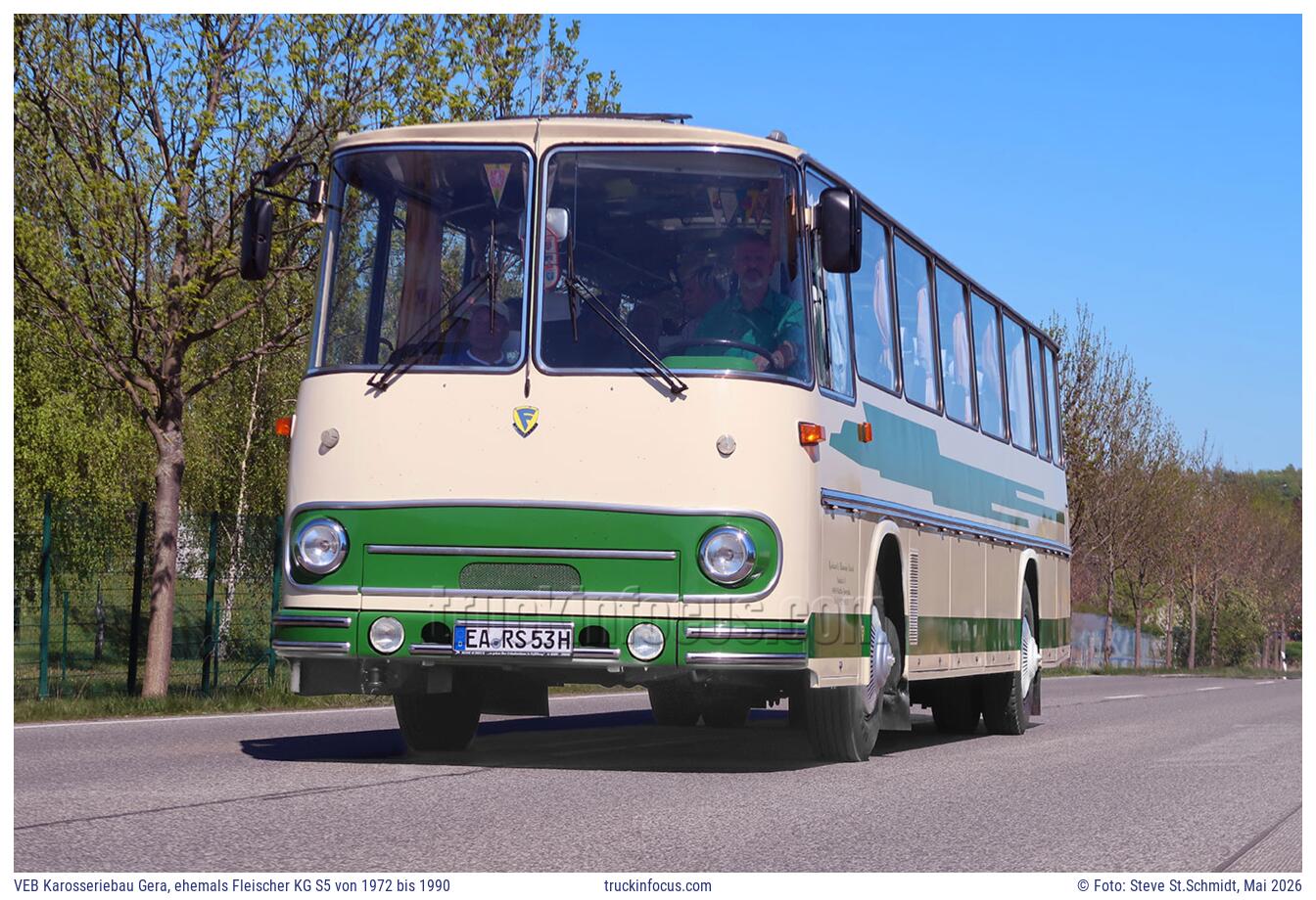 VEB Karosseriebau Gera, ehemals Fleischer KG S5 von 1972 bis 1990 Foto Mai 2026