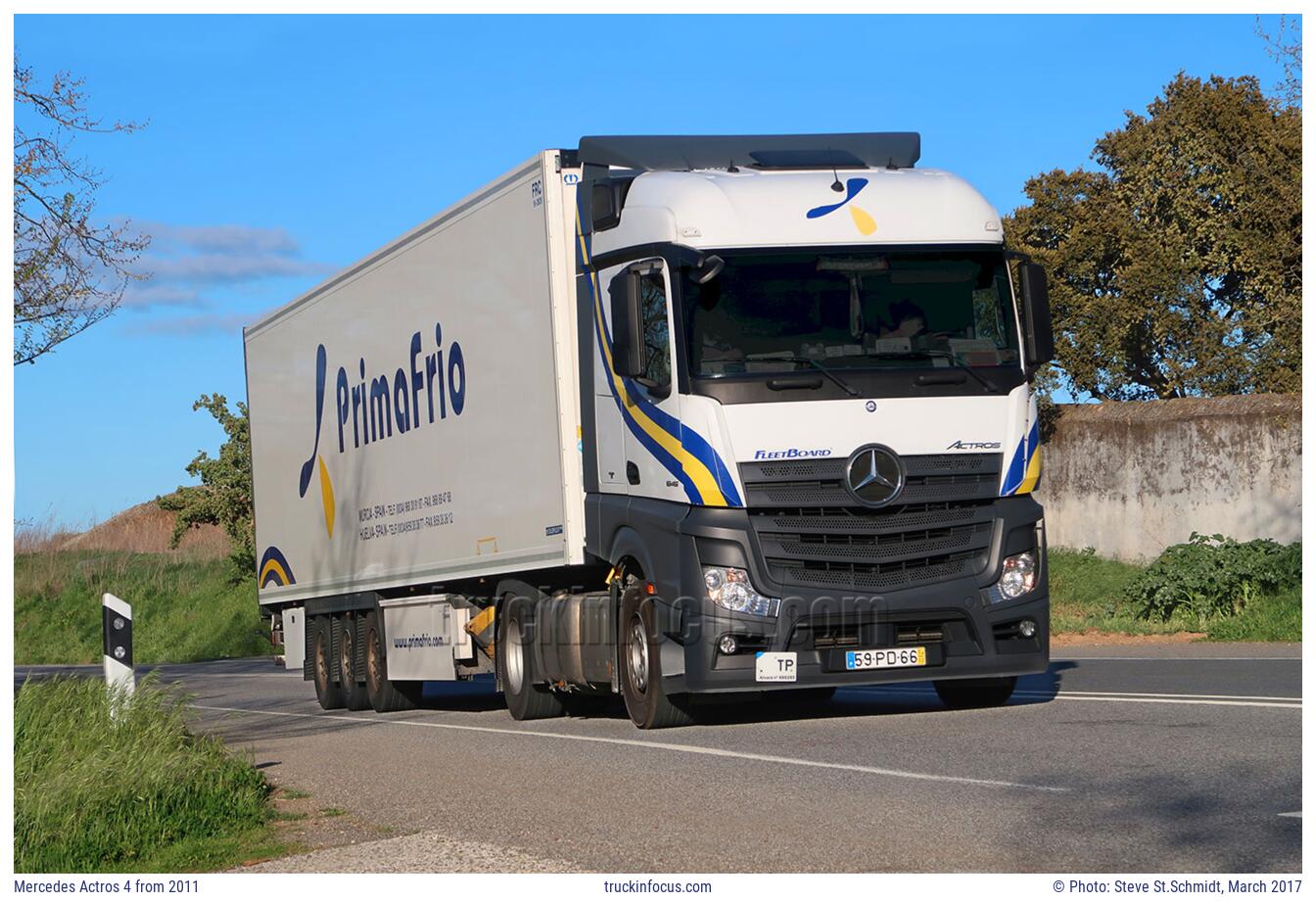 Mercedes Actros 4 from 2011 Photo March 2017