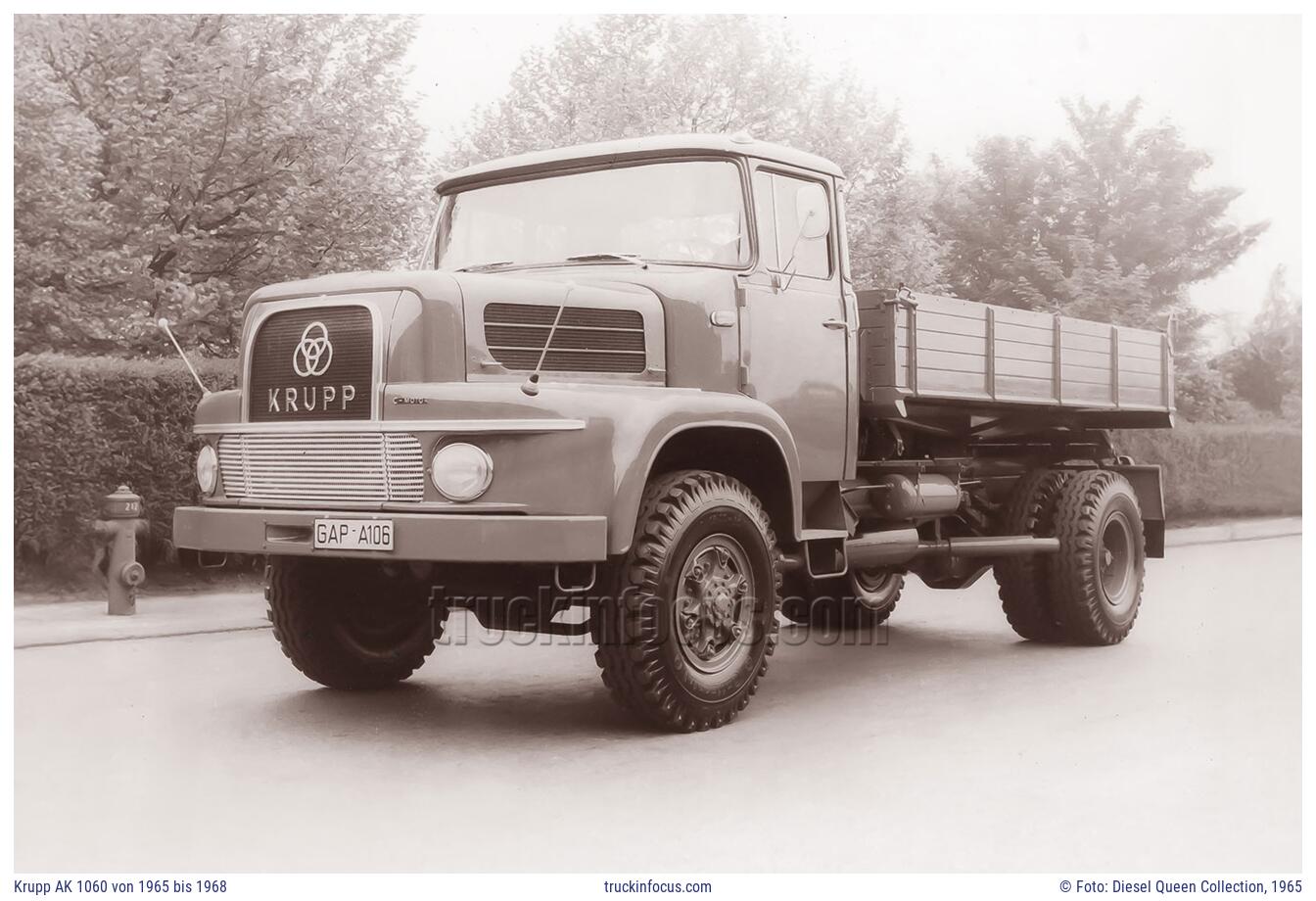 Krupp AK 1060 von 1965 bis 1968 Foto 1965