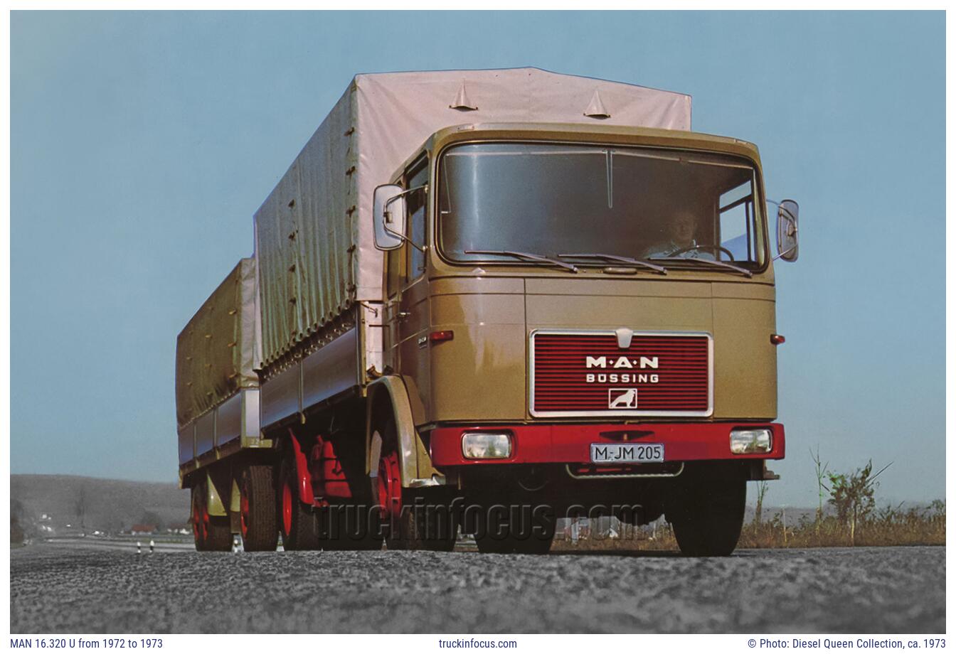 MAN 16.320 U from 1972 to 1973 Photo ca. 1973