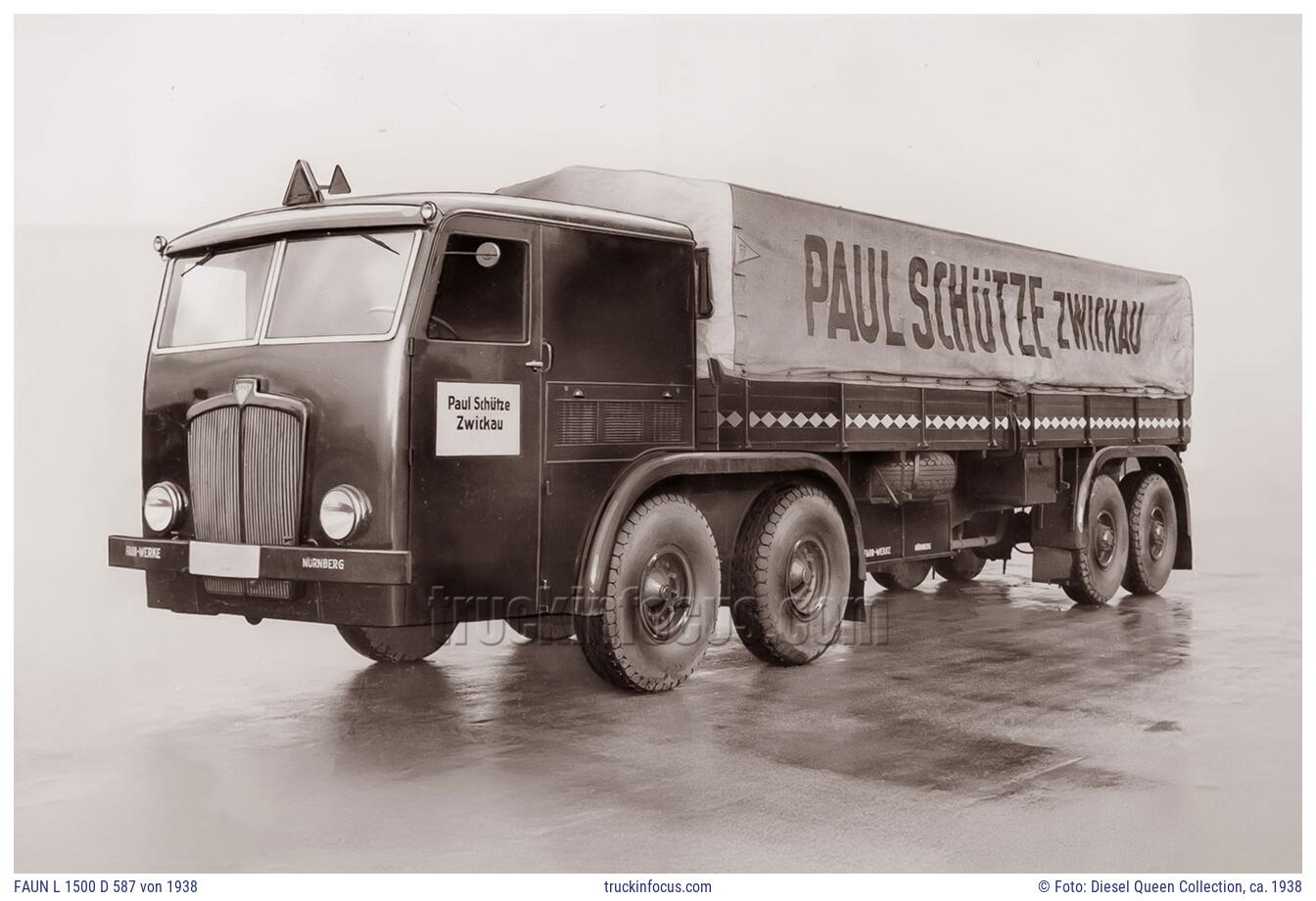 FAUN L 1500 D 587 von 1938 Foto ca. 1938